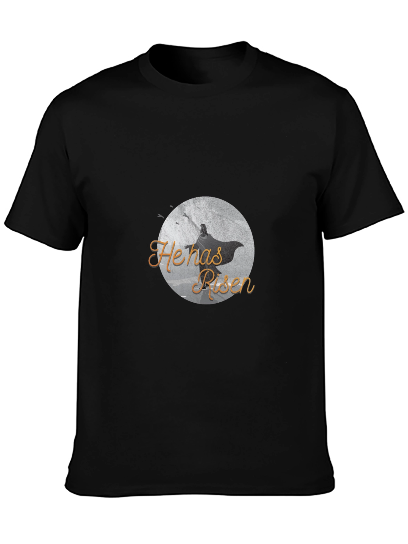 He Has Risen Graphic T-Shirt - Black