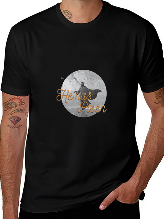 He Has Risen Graphic T-Shirt - Black