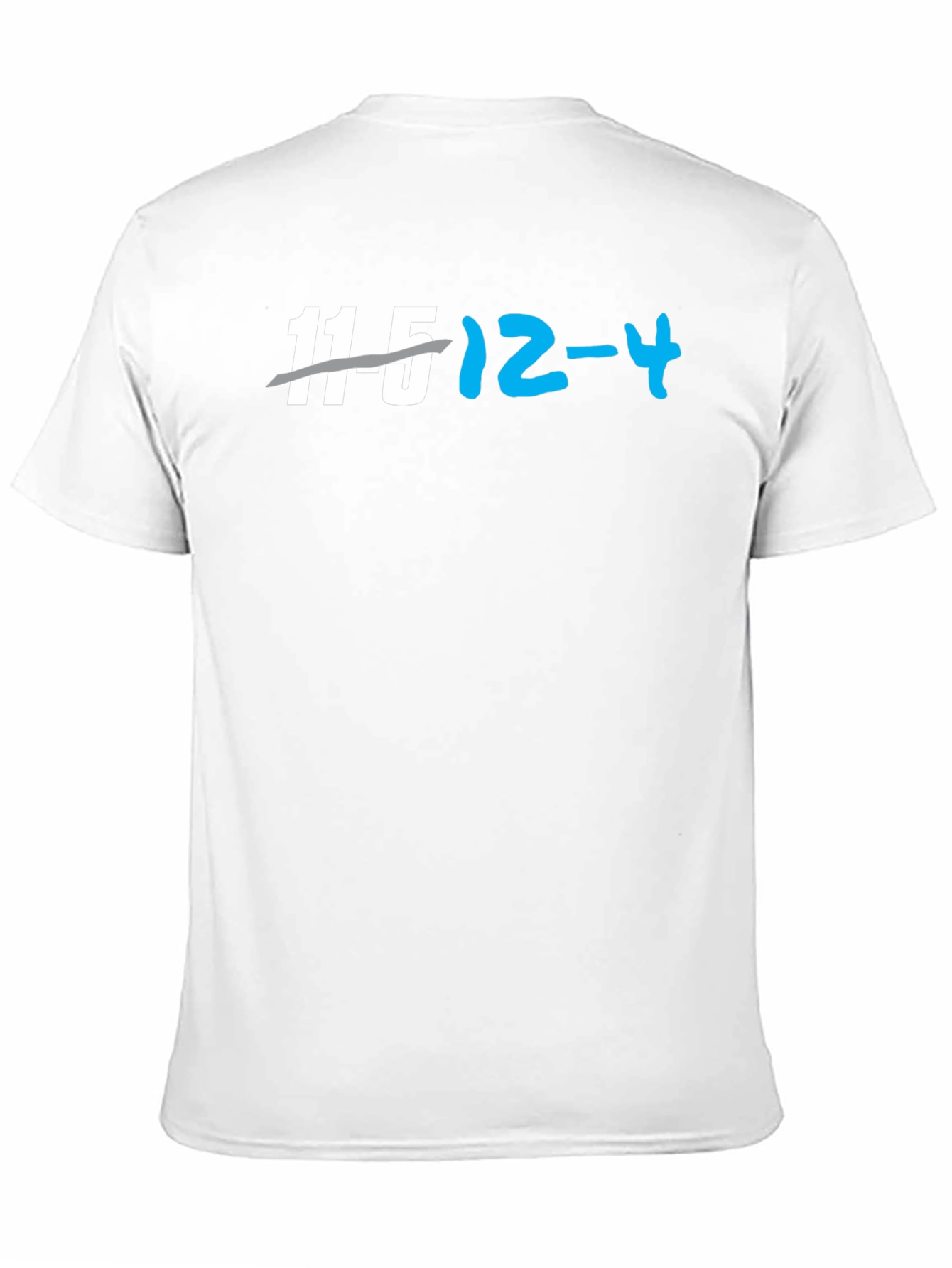 Funny 11.5 12-4 T-Shirt - Joke Math Tee