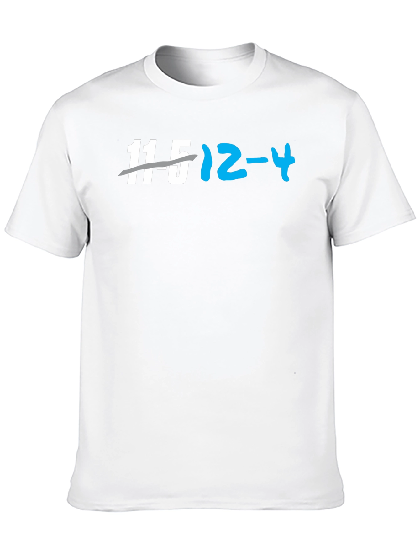 Funny 11.5 12-4 T-Shirt - Joke Math Tee