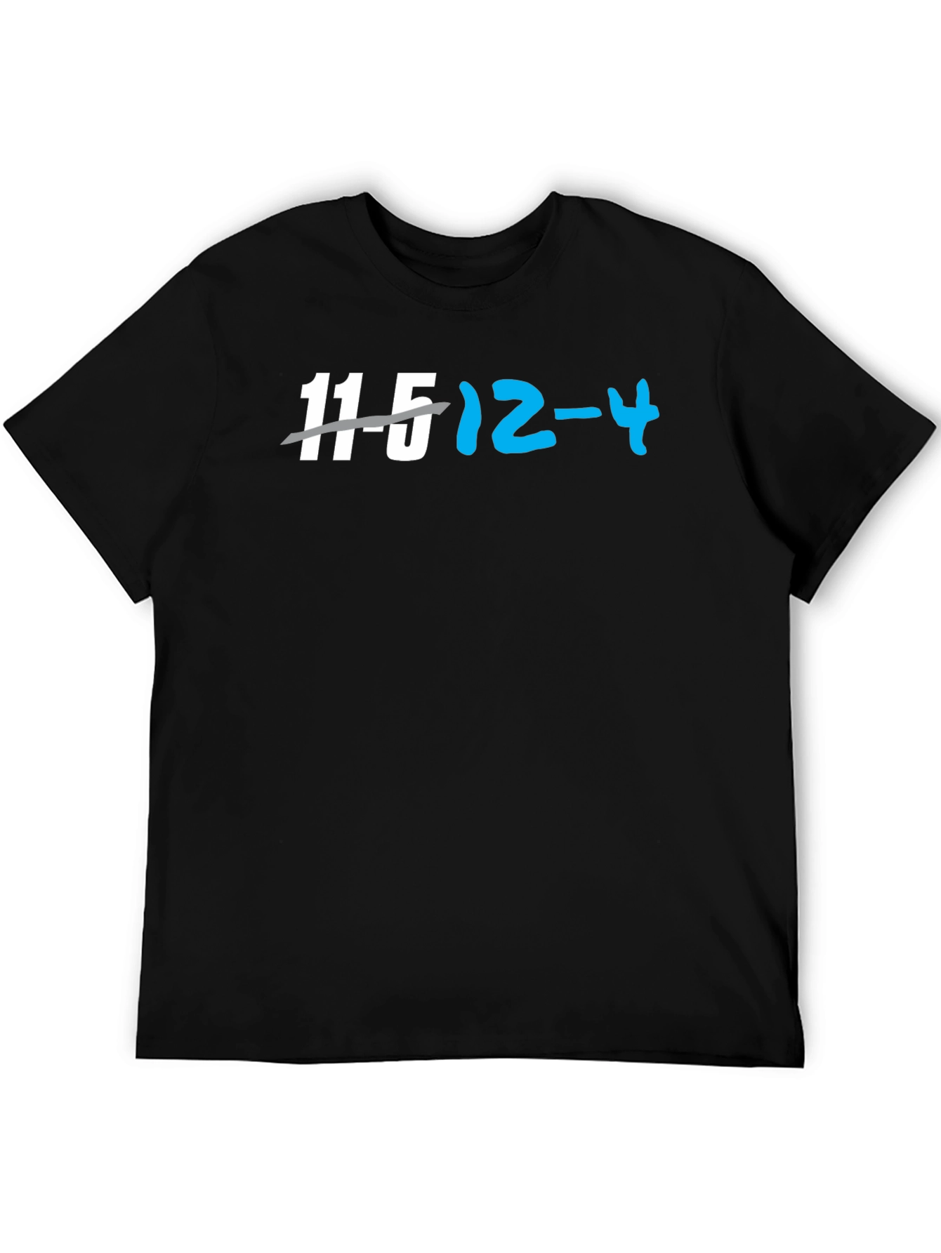 Funny 11.5 12-4 T-Shirt - Joke Math Tee