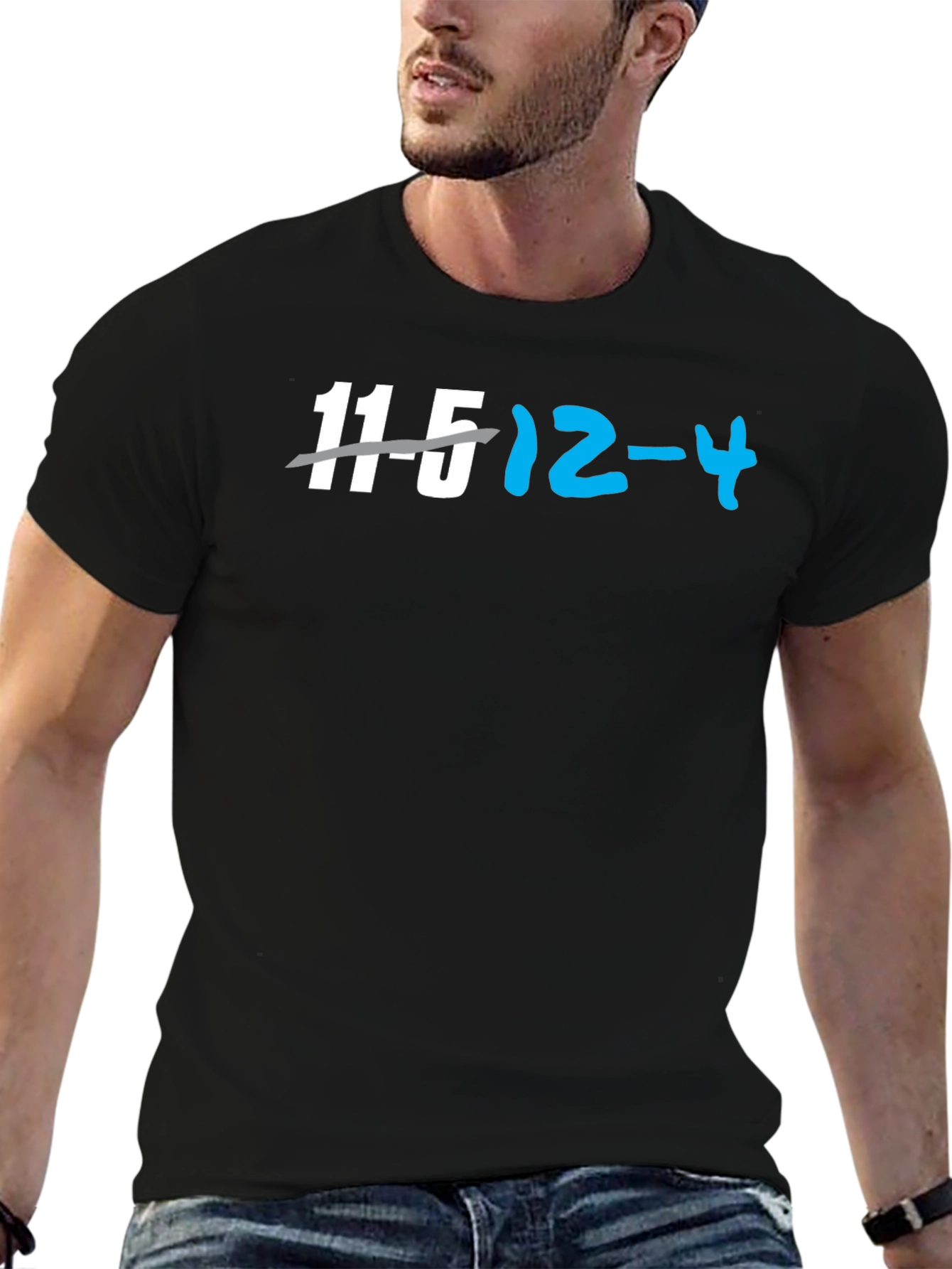 Funny 11.5 12-4 T-Shirt - Joke Math Tee
