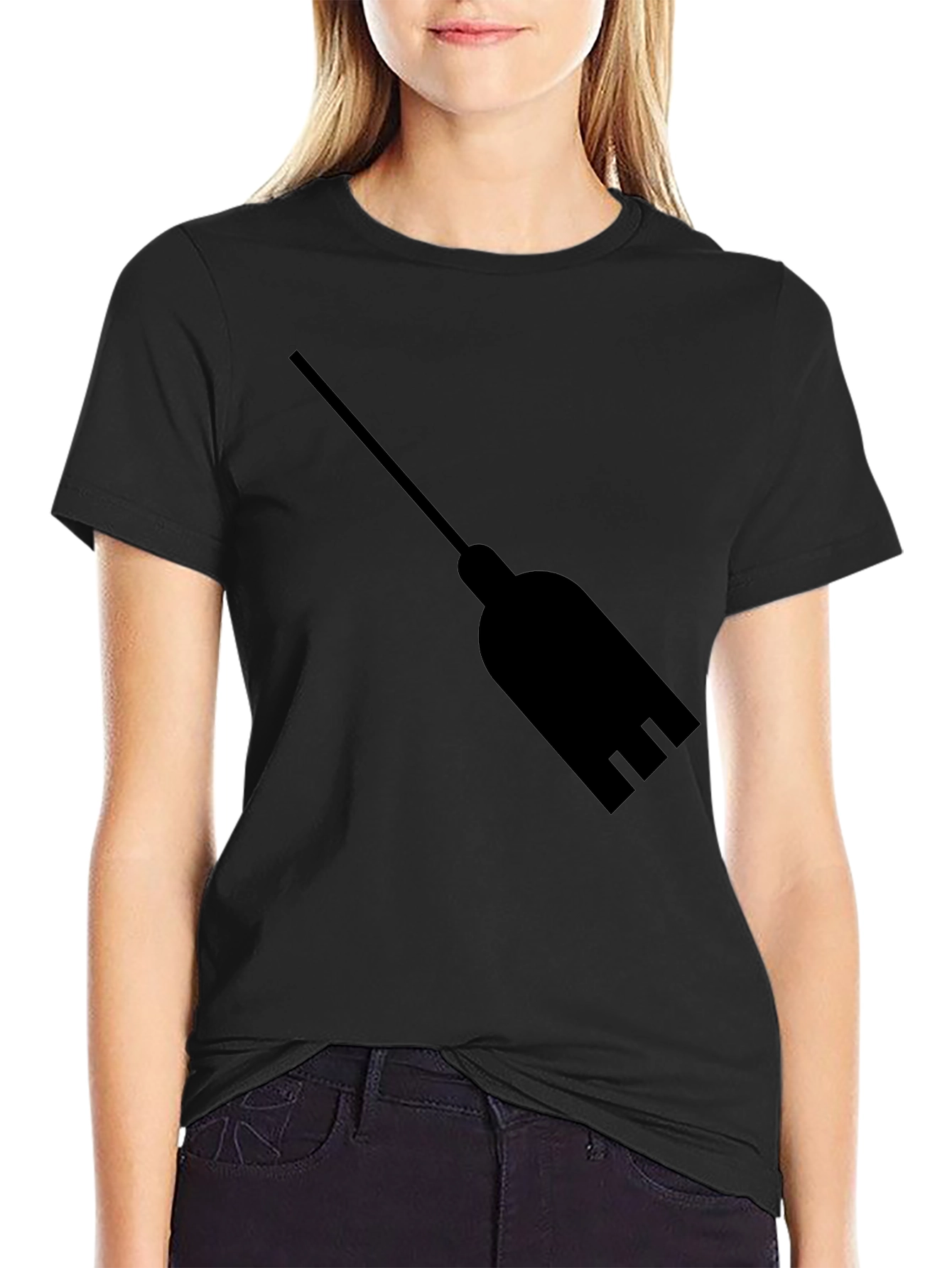 Broomstick Graphic Tee - Classic Black T-Shirt