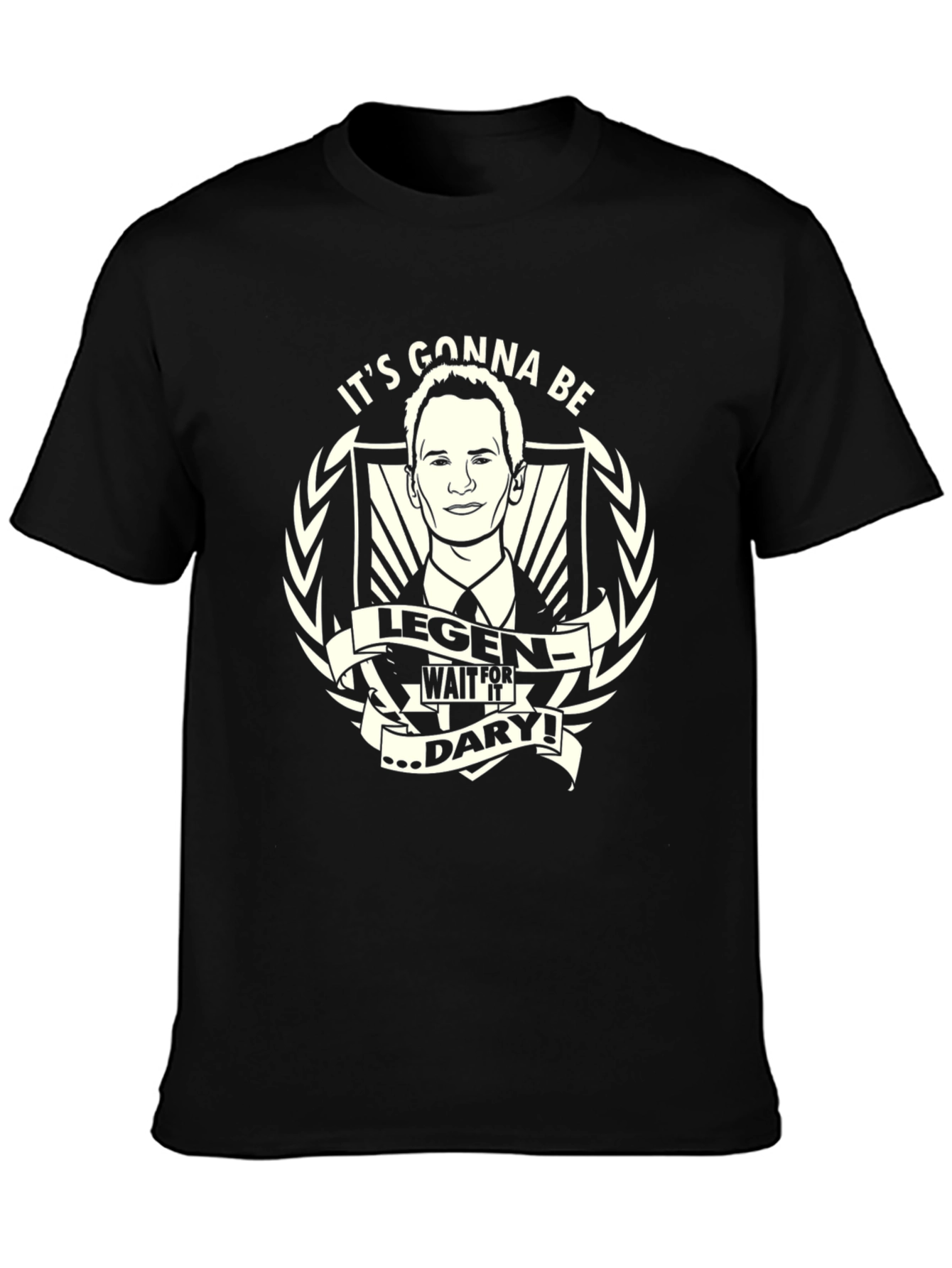 Legendary Graphic T-Shirt - Soft Cotton Blend Black