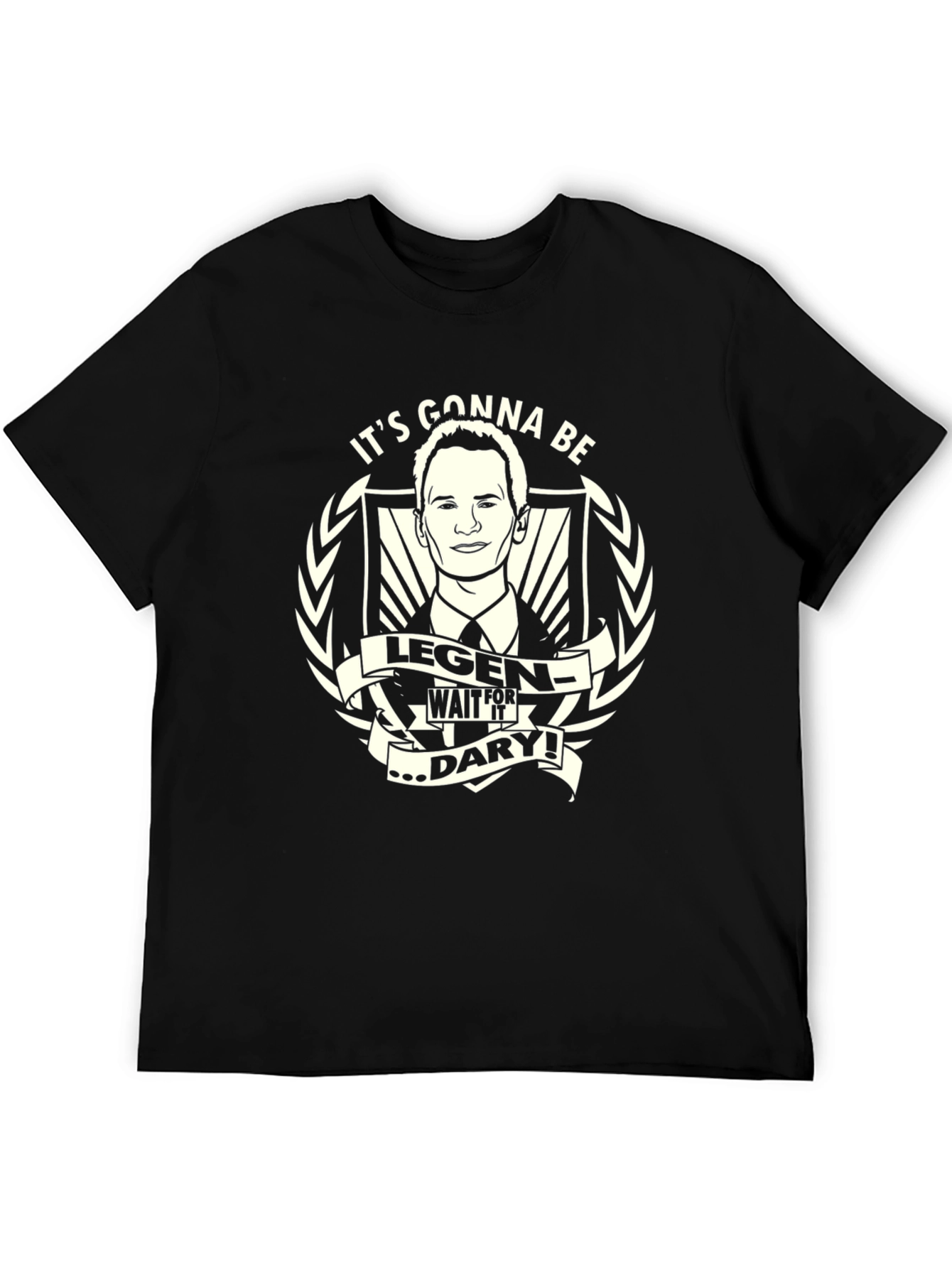 Legendary Graphic T-Shirt - Soft Cotton Blend Black