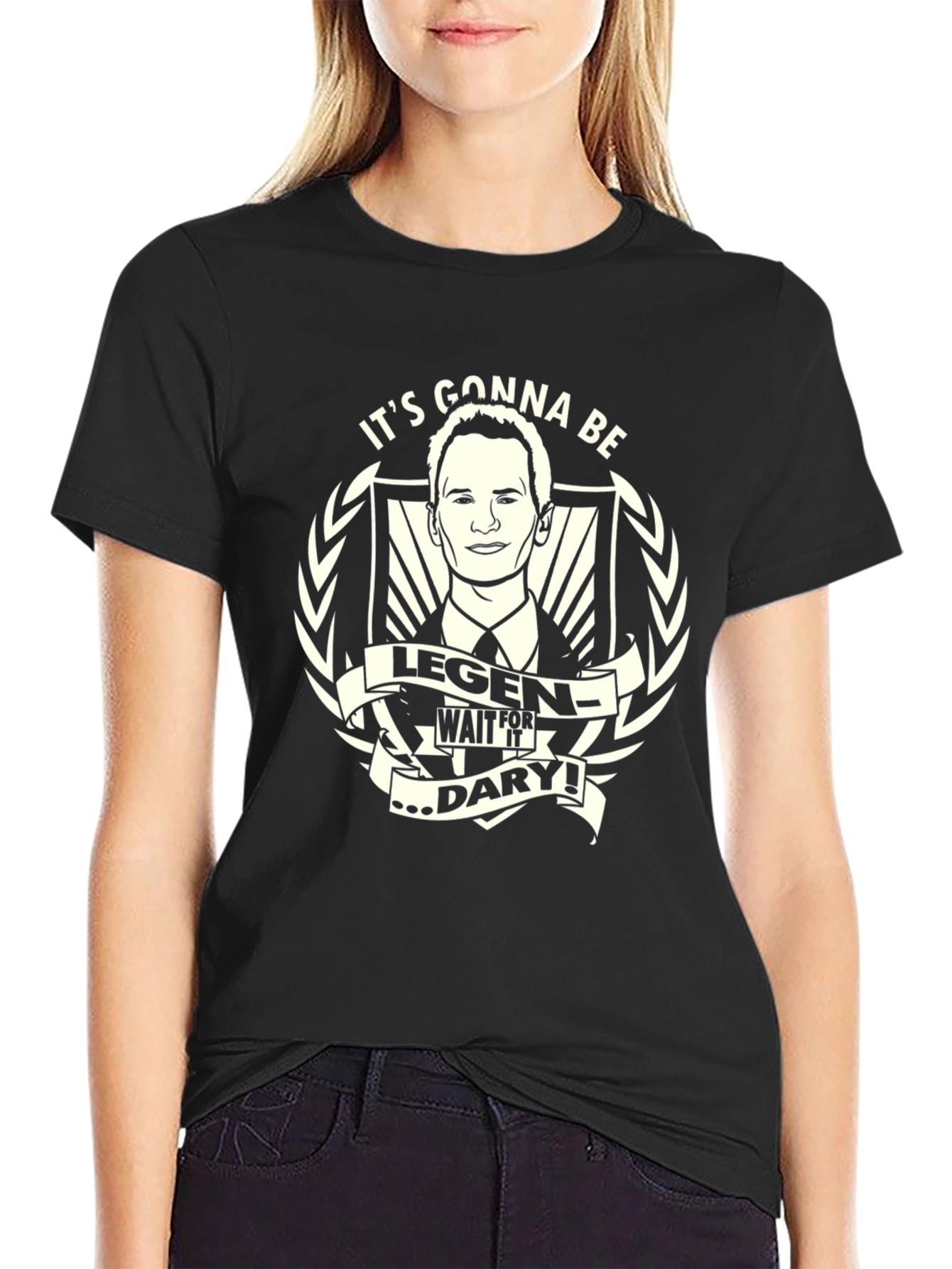 Legendary Graphic T-Shirt - Soft Cotton Blend Black