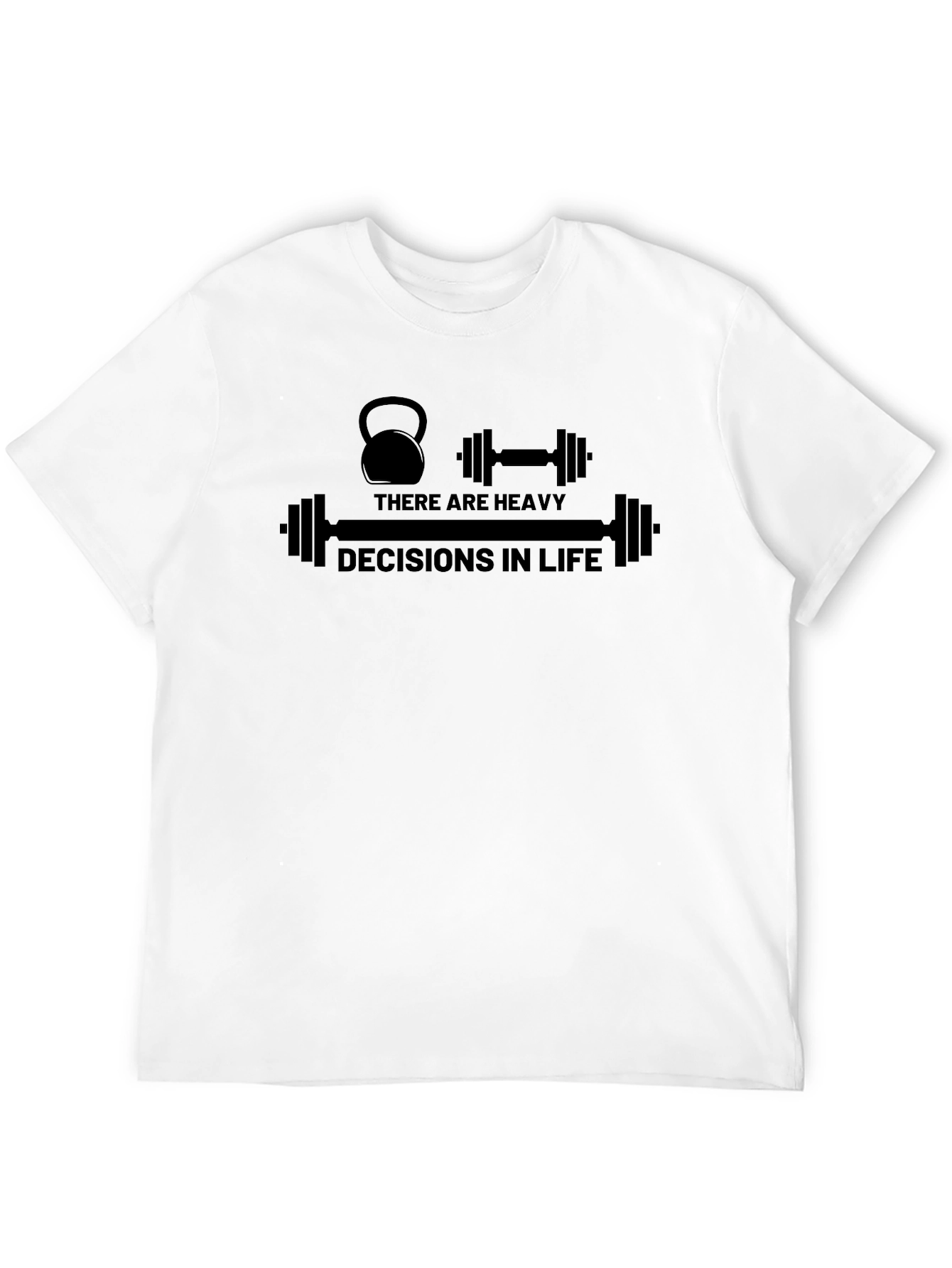 Heavy Decisions Life Fitness Black T-Shirt
