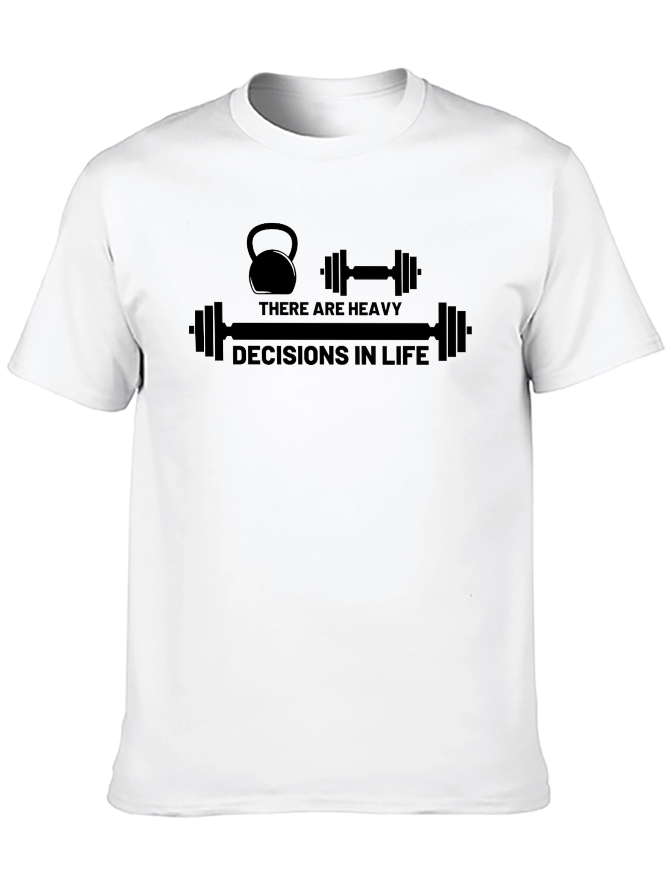 Heavy Decisions Life Fitness Black T-Shirt