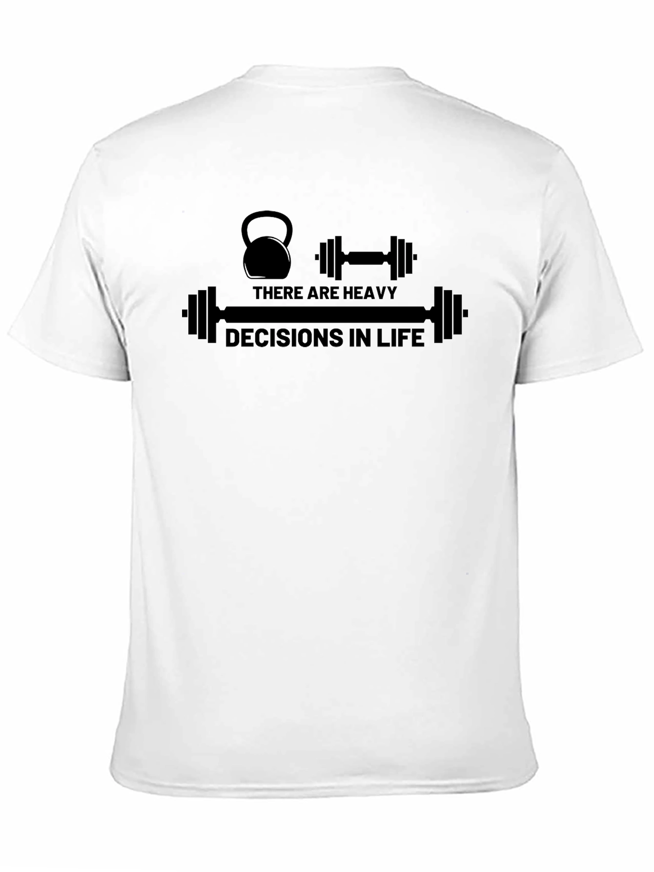 Heavy Decisions Life Fitness Black T-Shirt