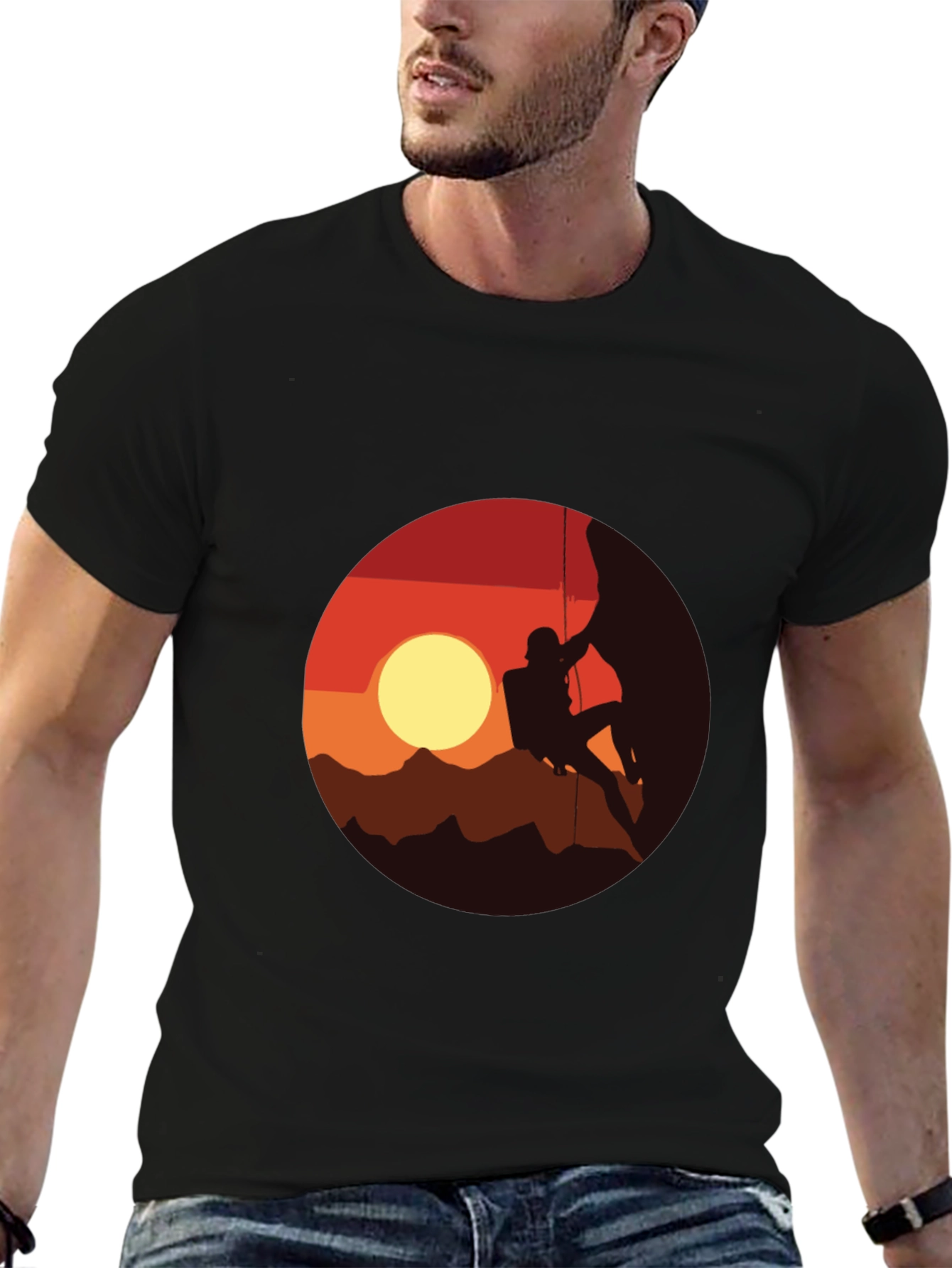 Sunset Climber Graphic T-Shirt