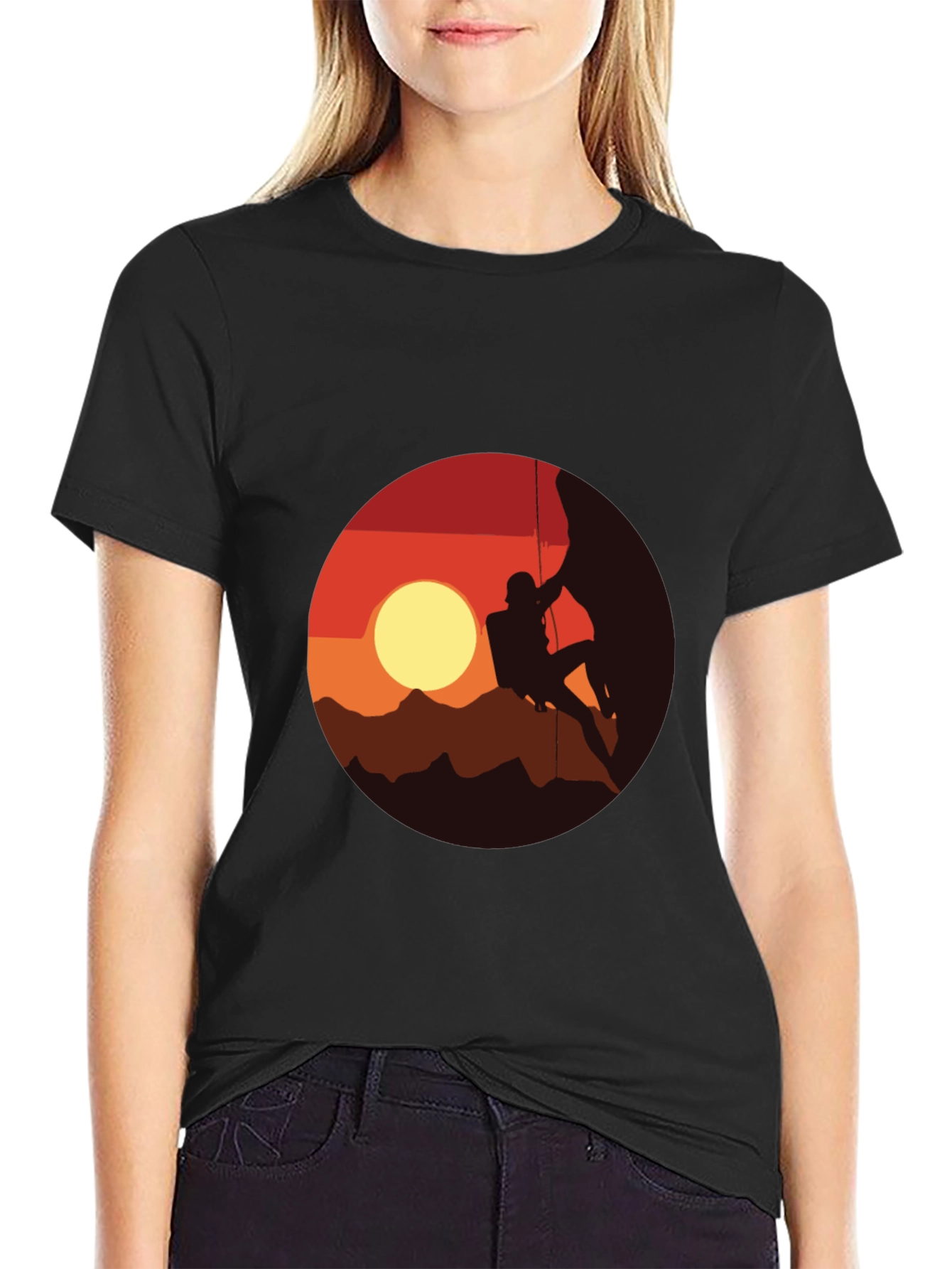 Sunset Climber Graphic T-Shirt