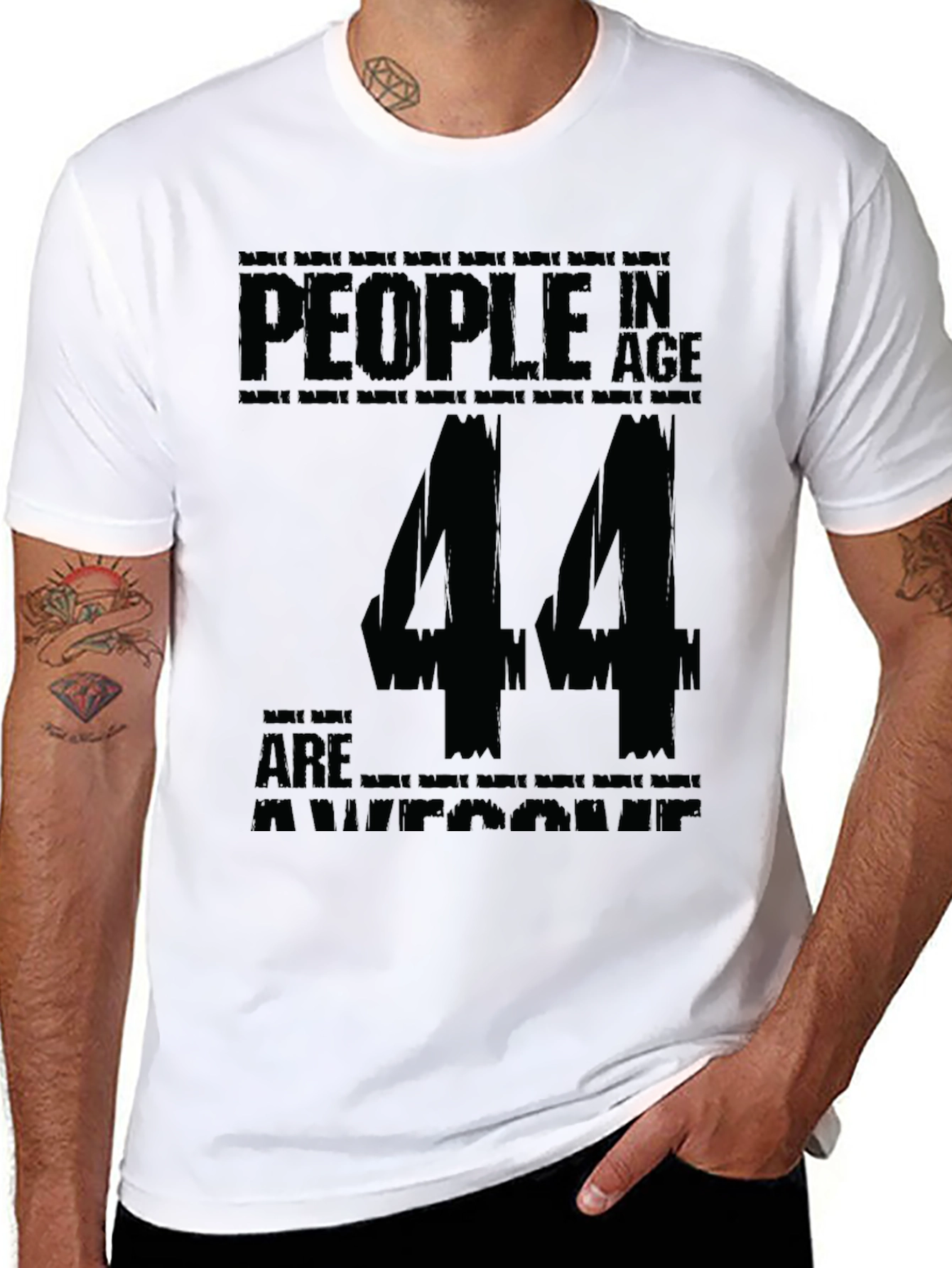 44th Birthday Awesome People T-Shirt