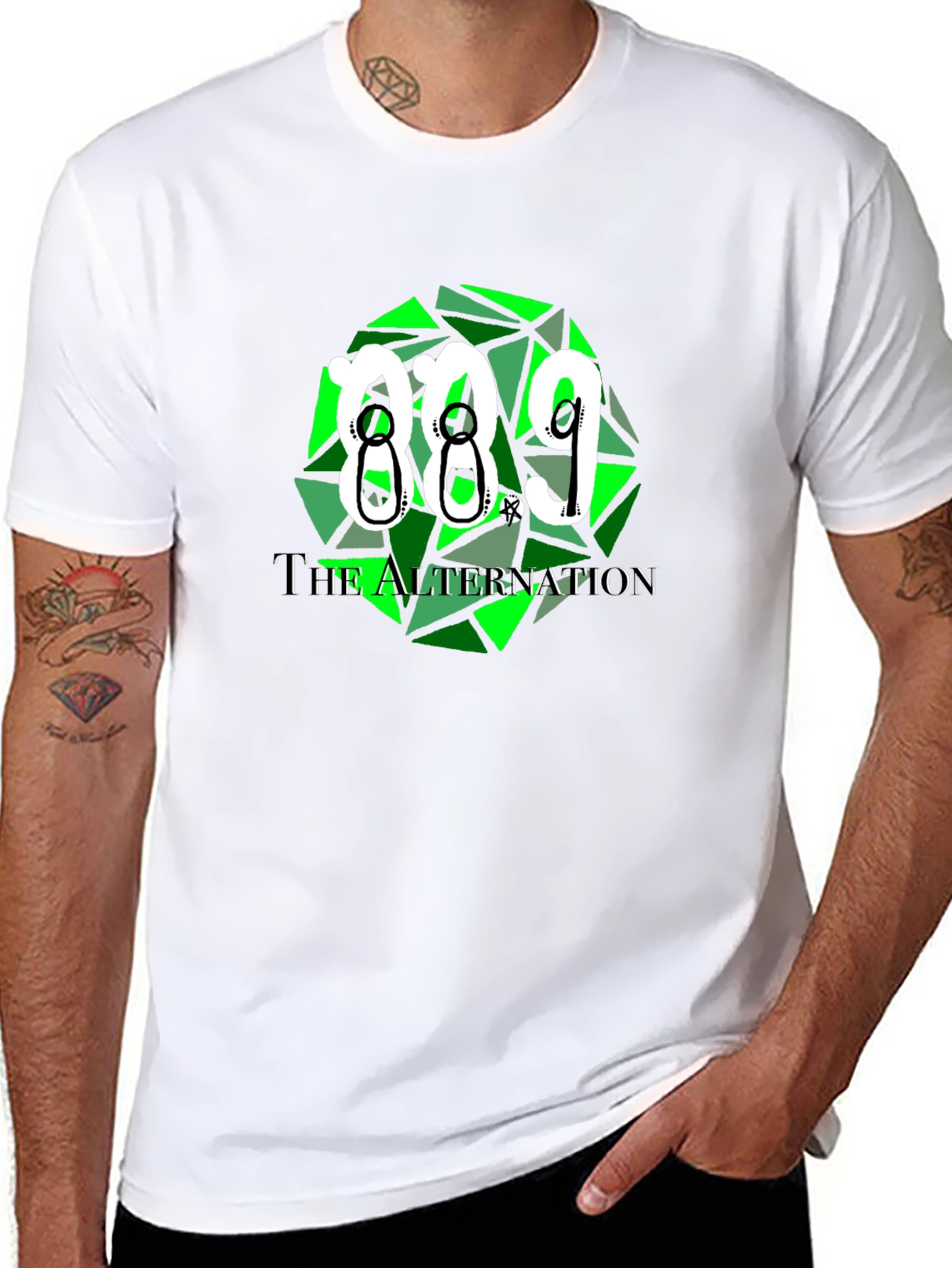 88.9 The Alternation Graphic Tee - Black