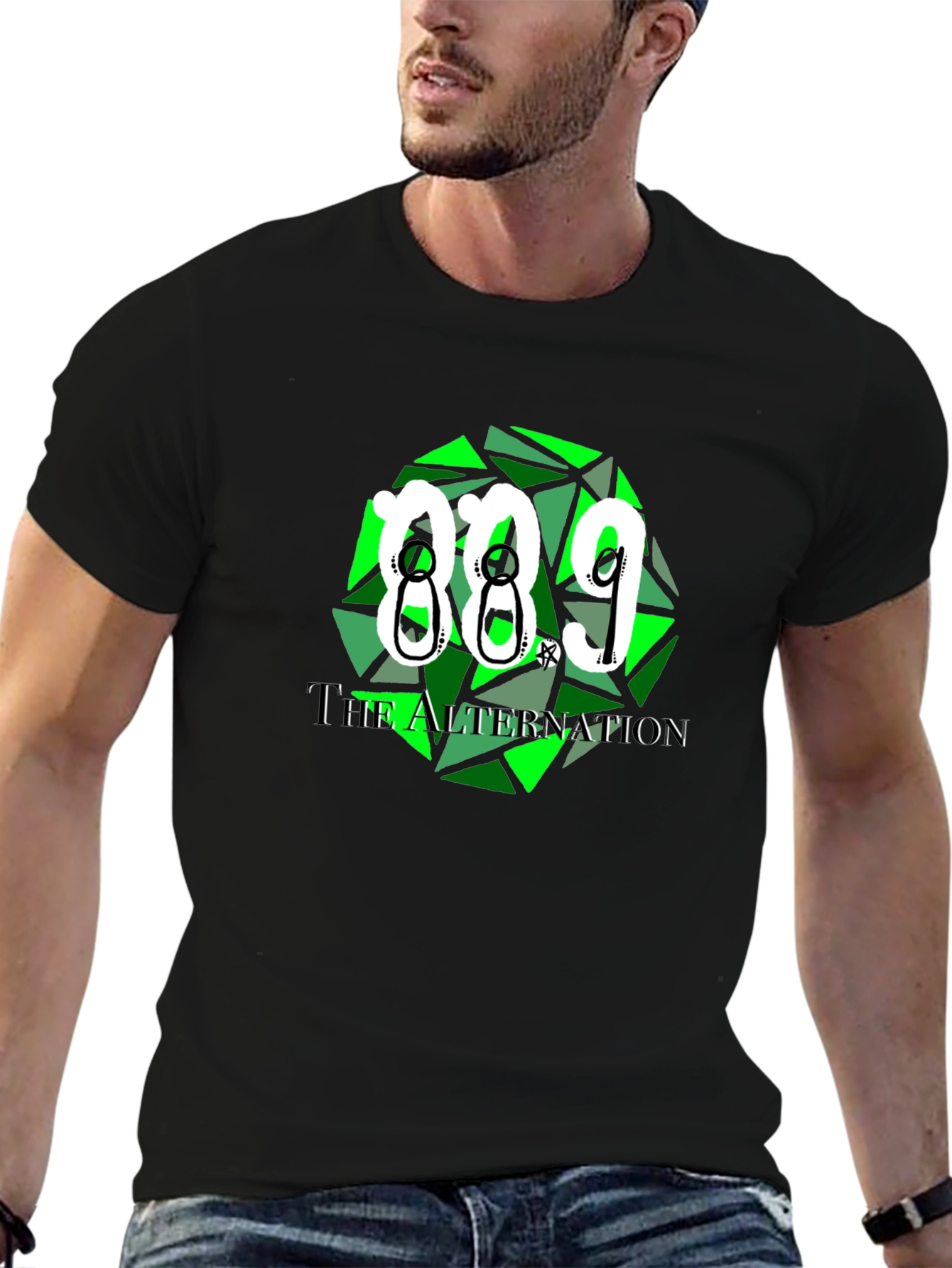 88.9 The Alternation Graphic Tee - Black