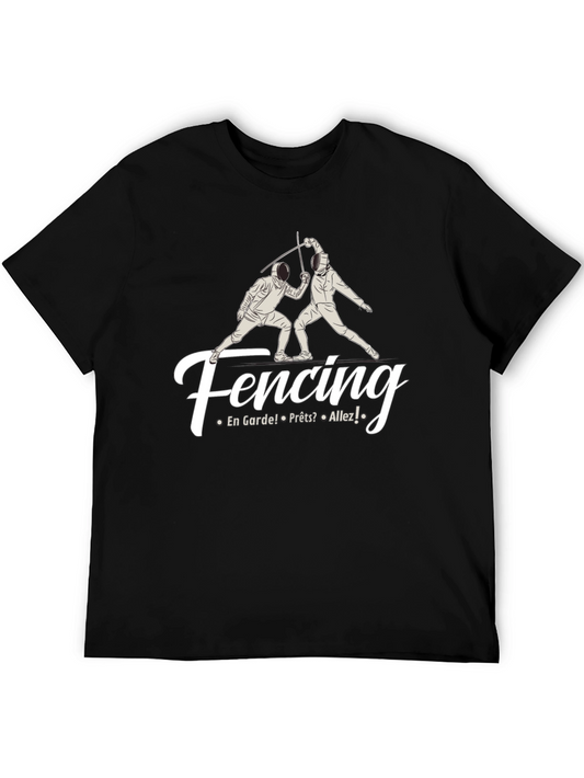 Fencing T-Shirt - En Garde! Design