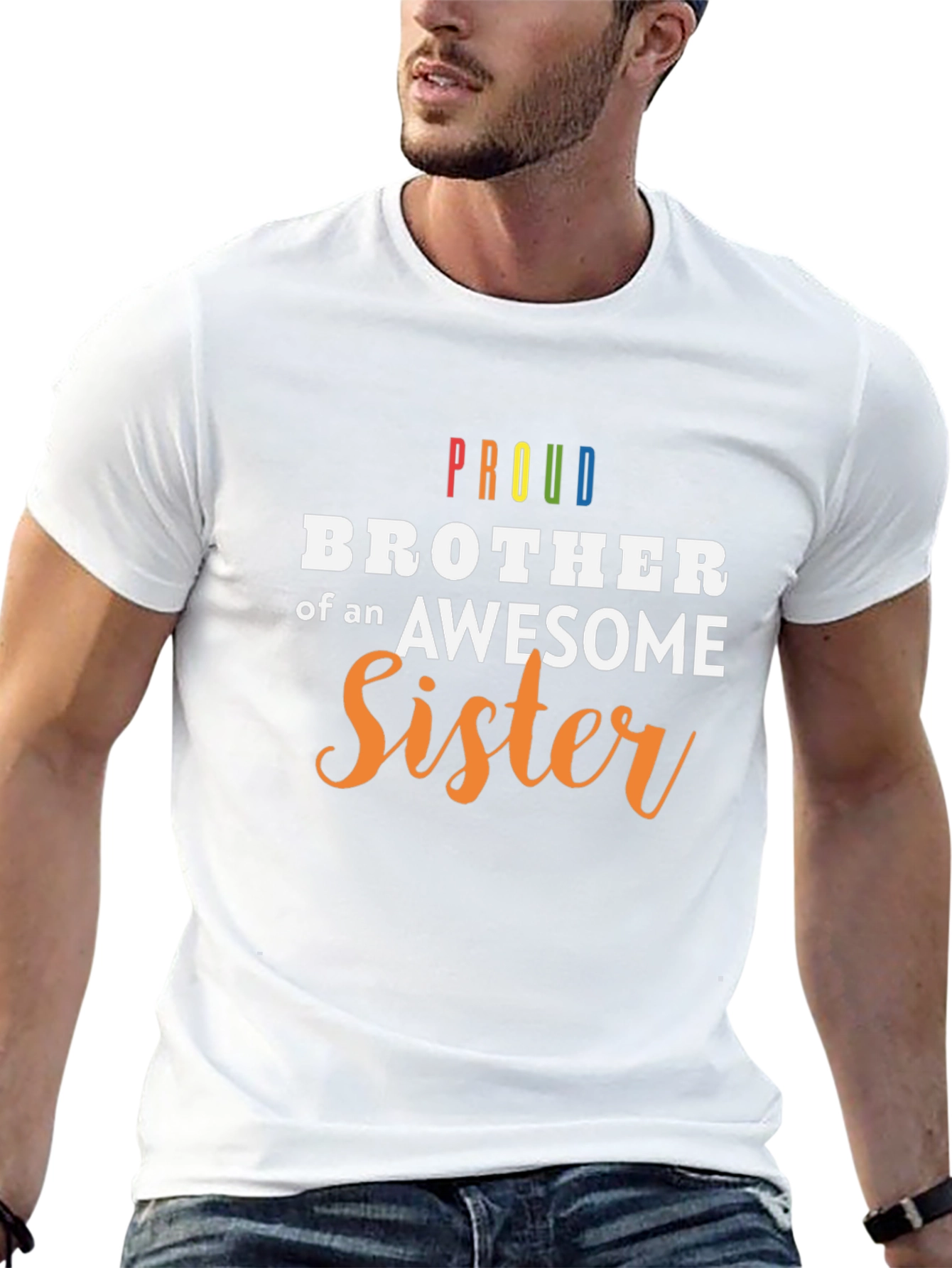 Proud Brother of an Awesome Sister Graphic Tee