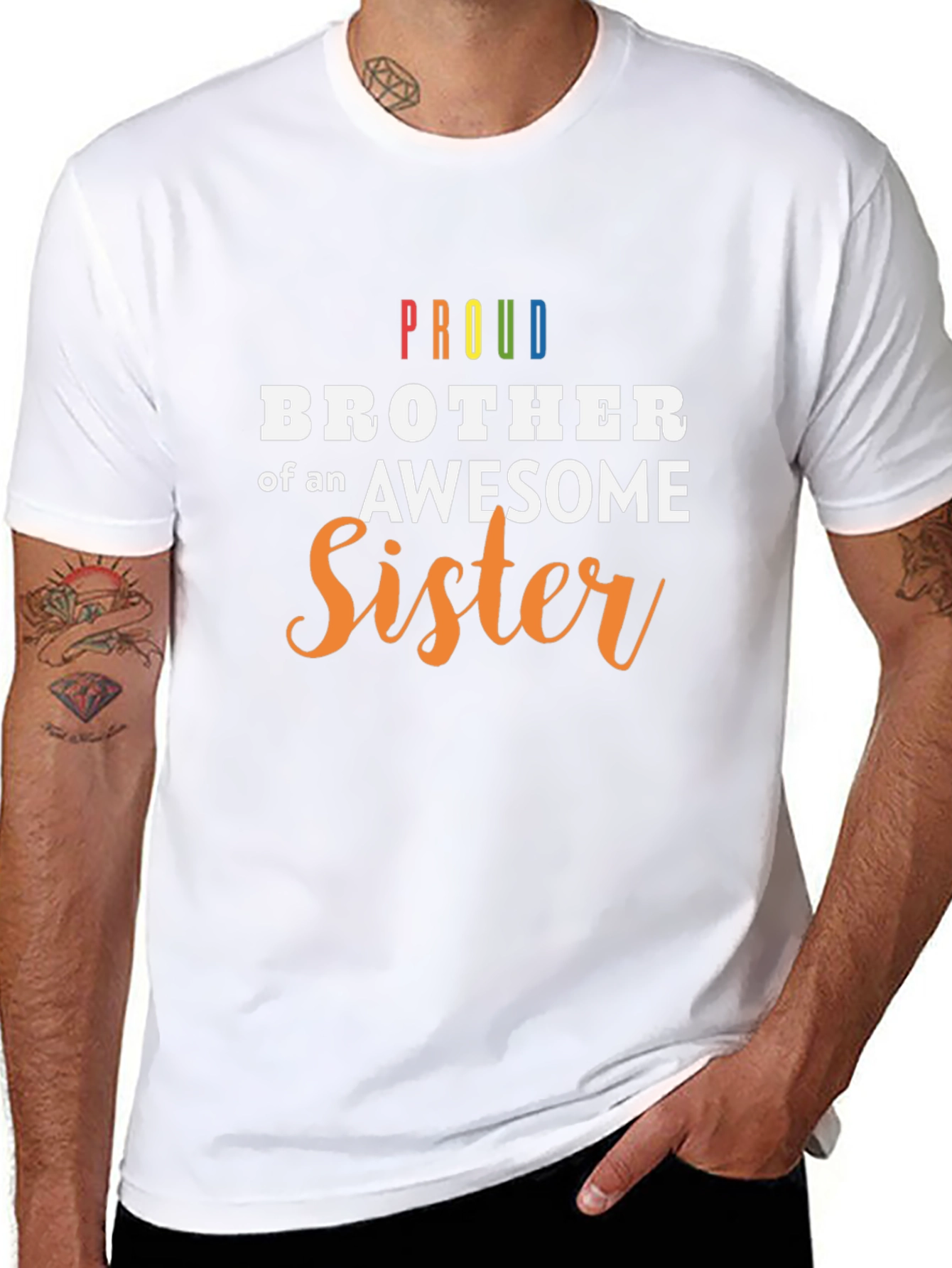 Proud Brother of an Awesome Sister Graphic Tee