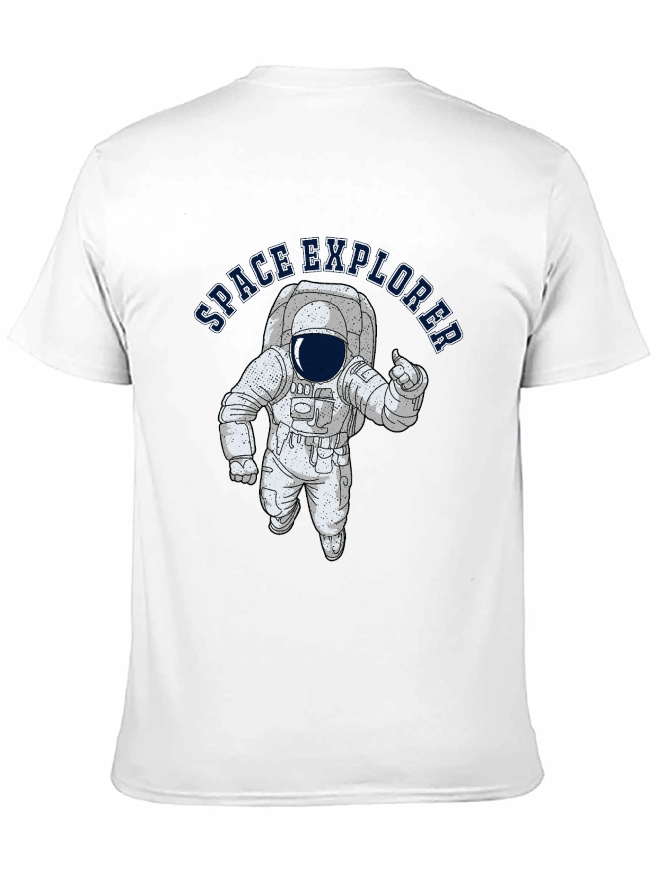 Space Explorer Black T-Shirt
