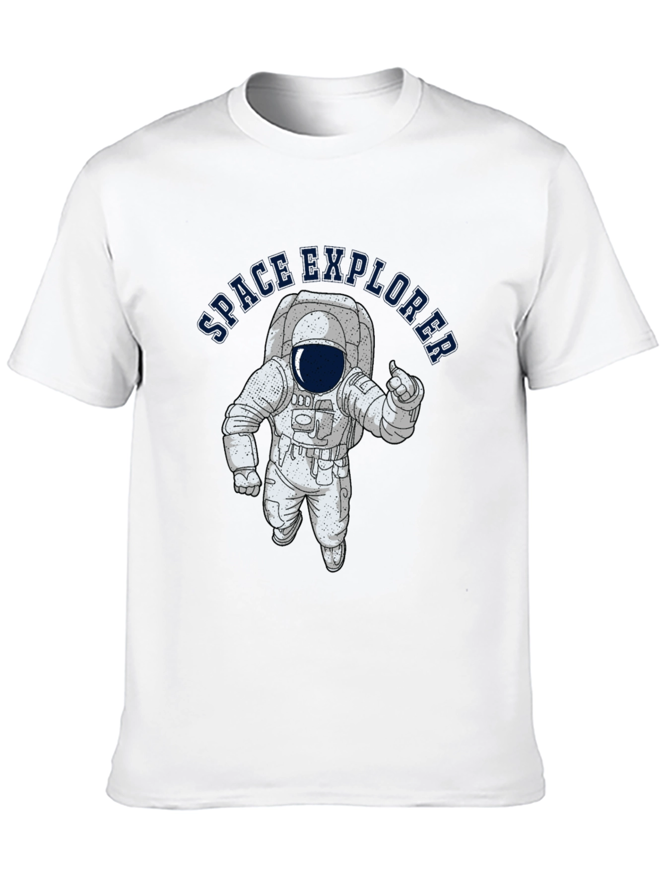 Space Explorer Black T-Shirt