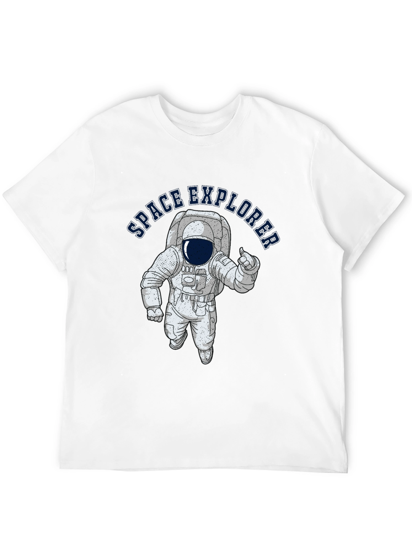 Space Explorer Black T-Shirt