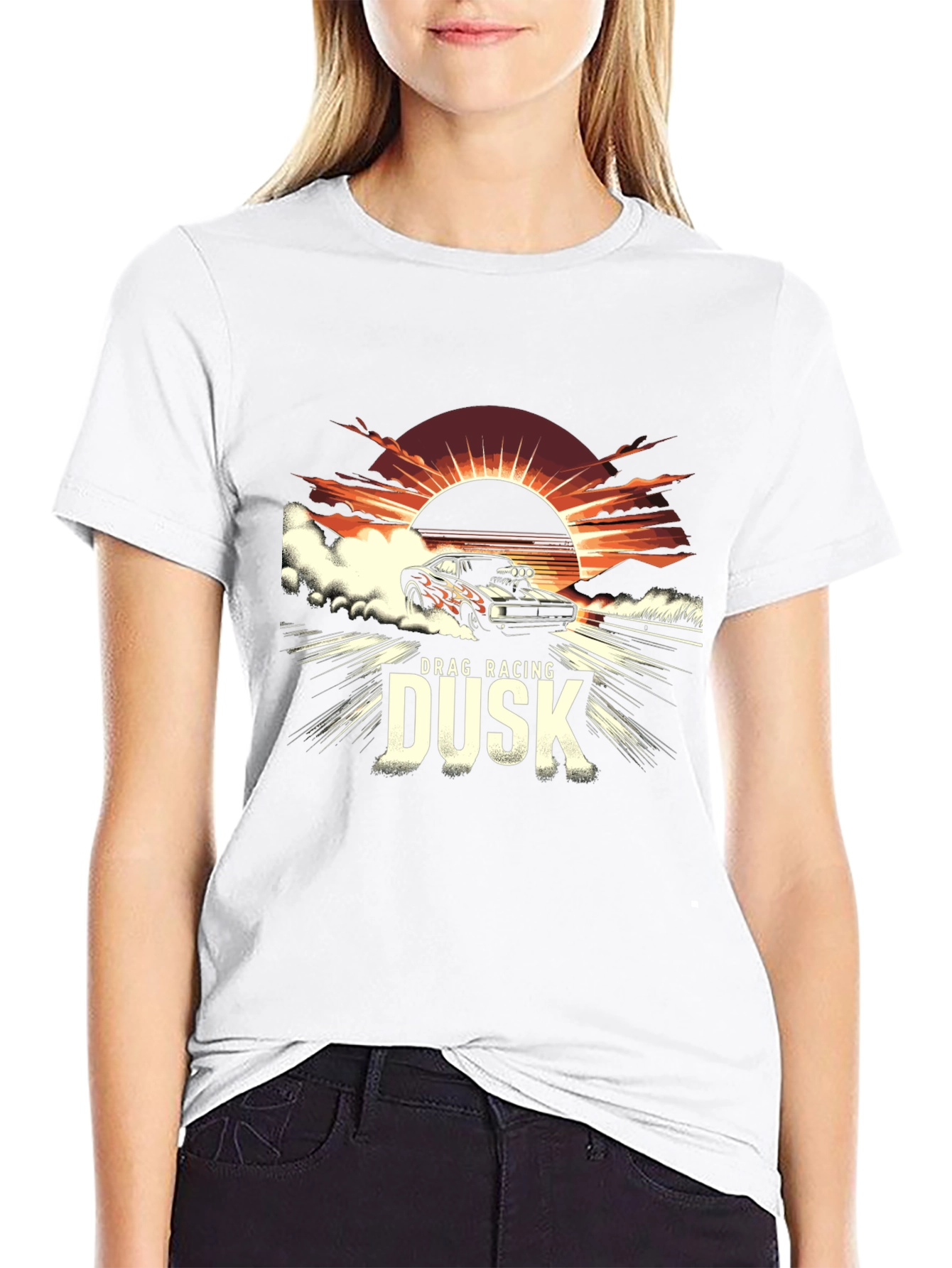 Drag Racing Dusk T-Shirt - Muscle Car Tee