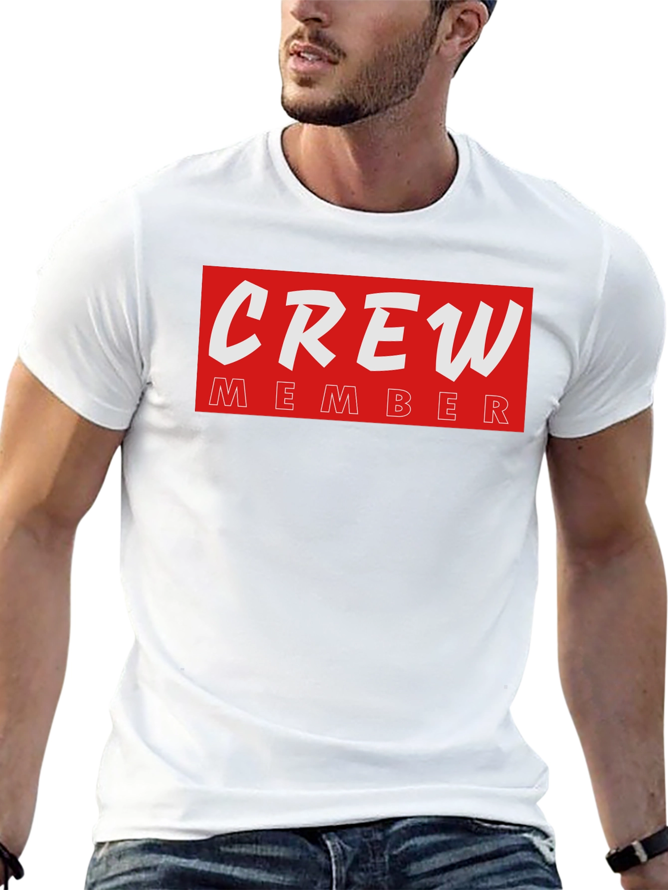 Crew Member T-Shirt - Black Crewneck