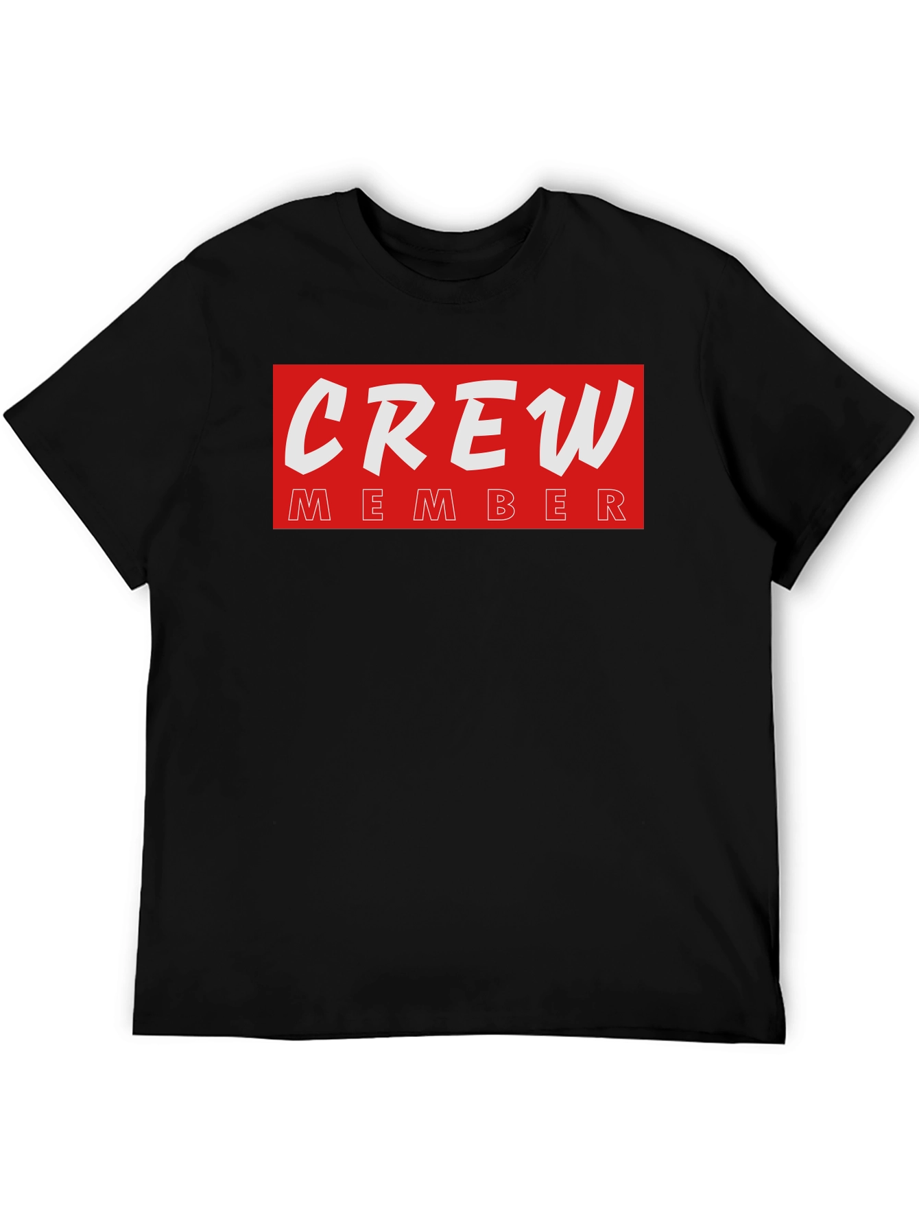 Crew Member T-Shirt - Black Crewneck