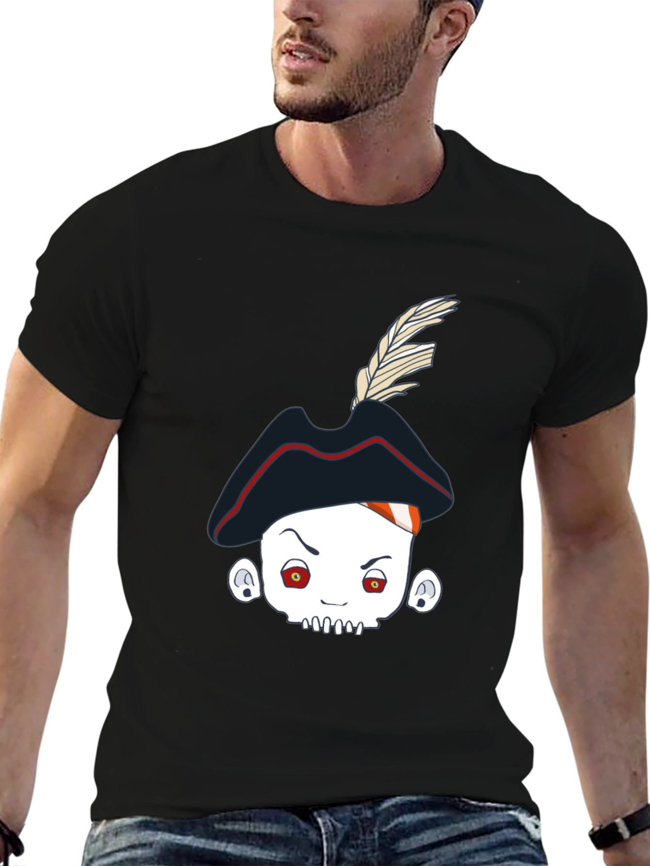 Pirate Skull Tee - Unique Graphic T-Shirt