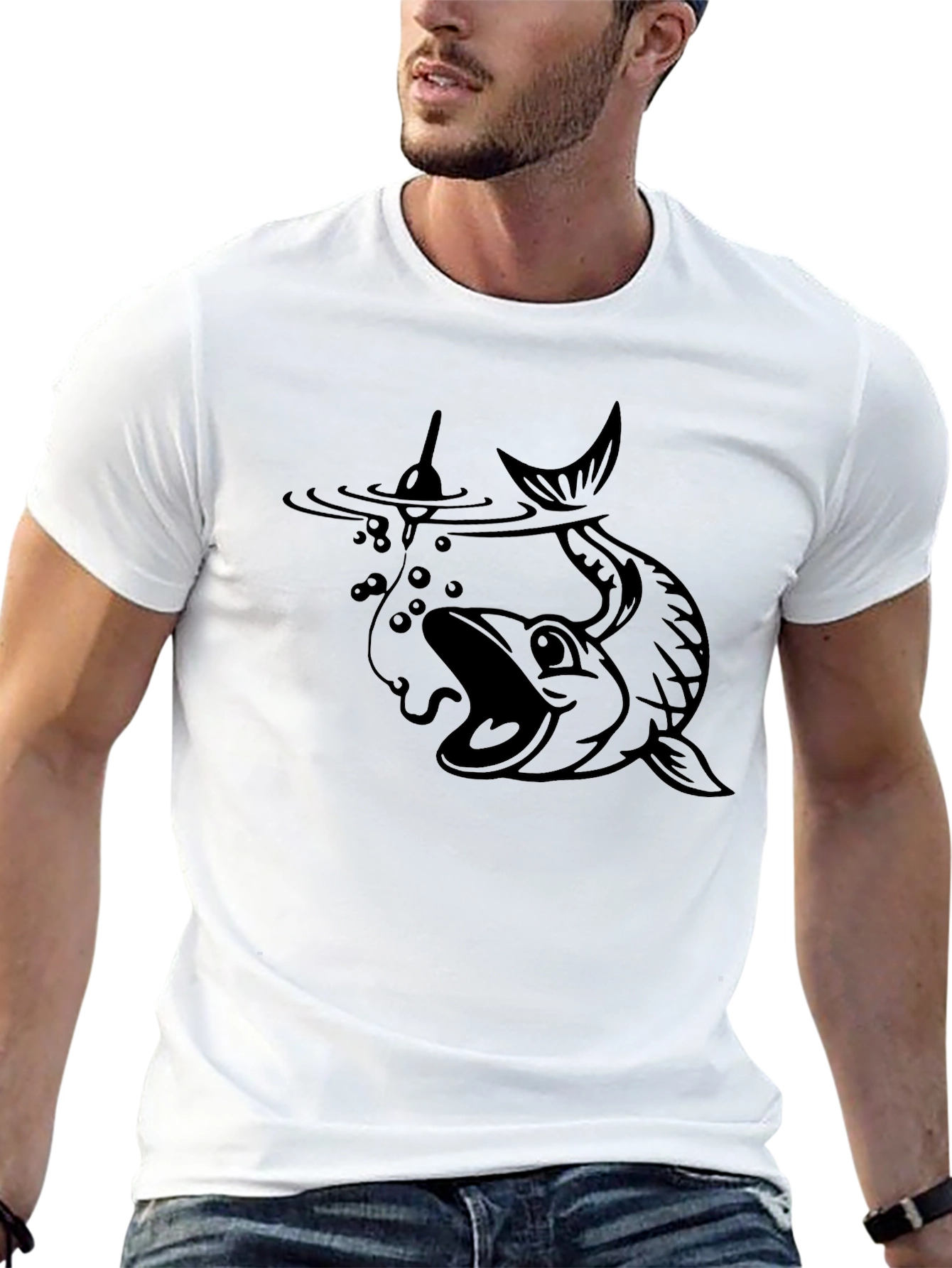 Fishing T-Shirt - Catch of the Day Graphic Tee