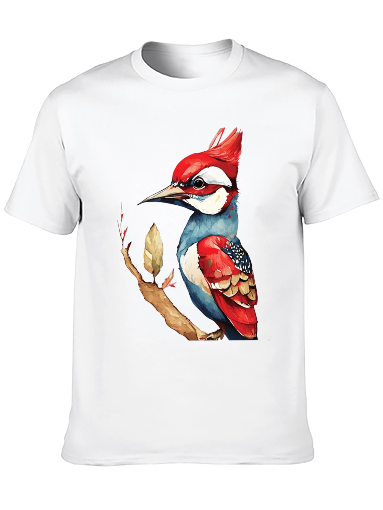 Unique Bird Graphic Tee - Stylish Mens T-Shirt