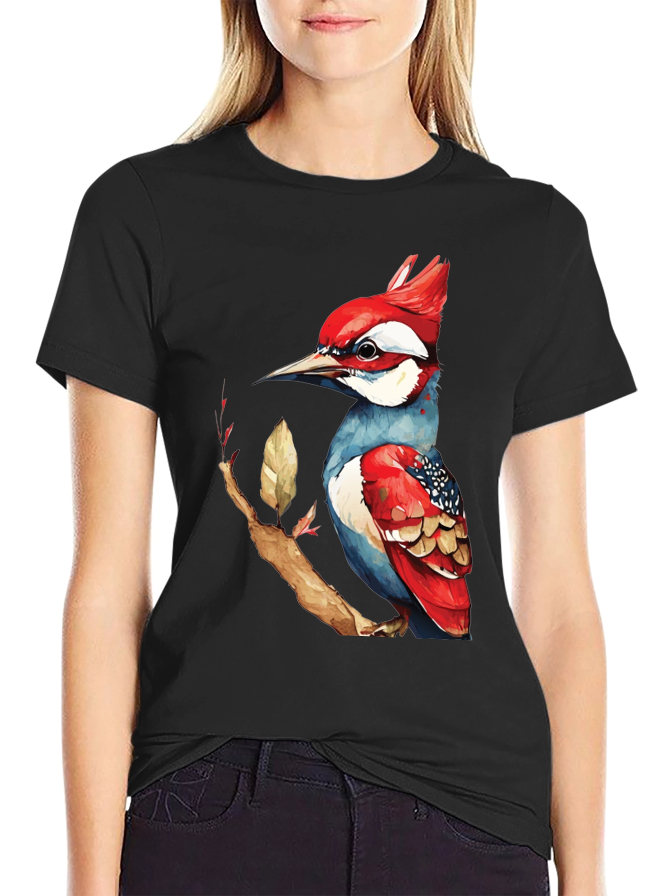 Unique Bird Graphic Tee - Stylish Mens T-Shirt