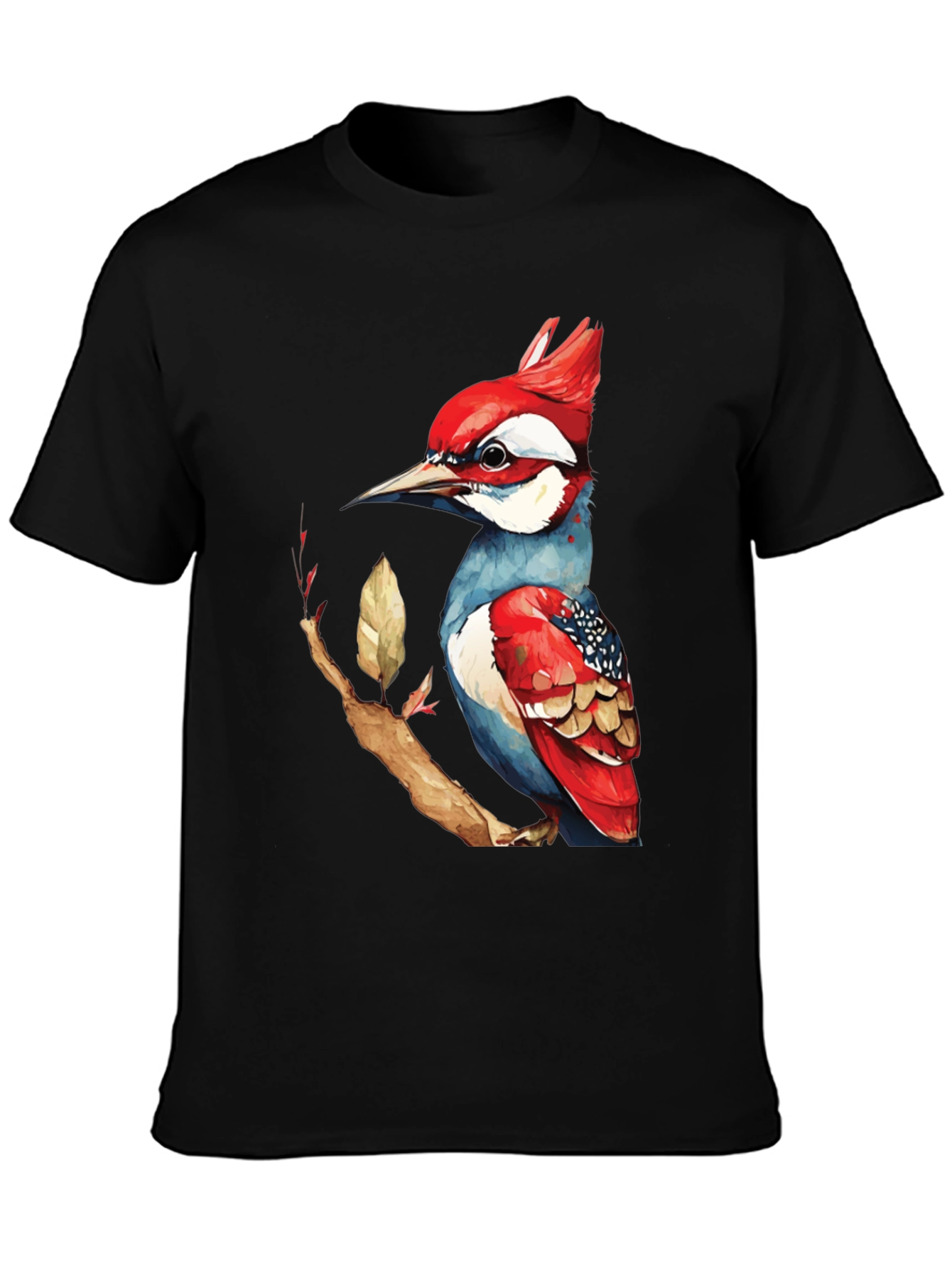 Unique Bird Graphic Tee - Stylish Mens T-Shirt