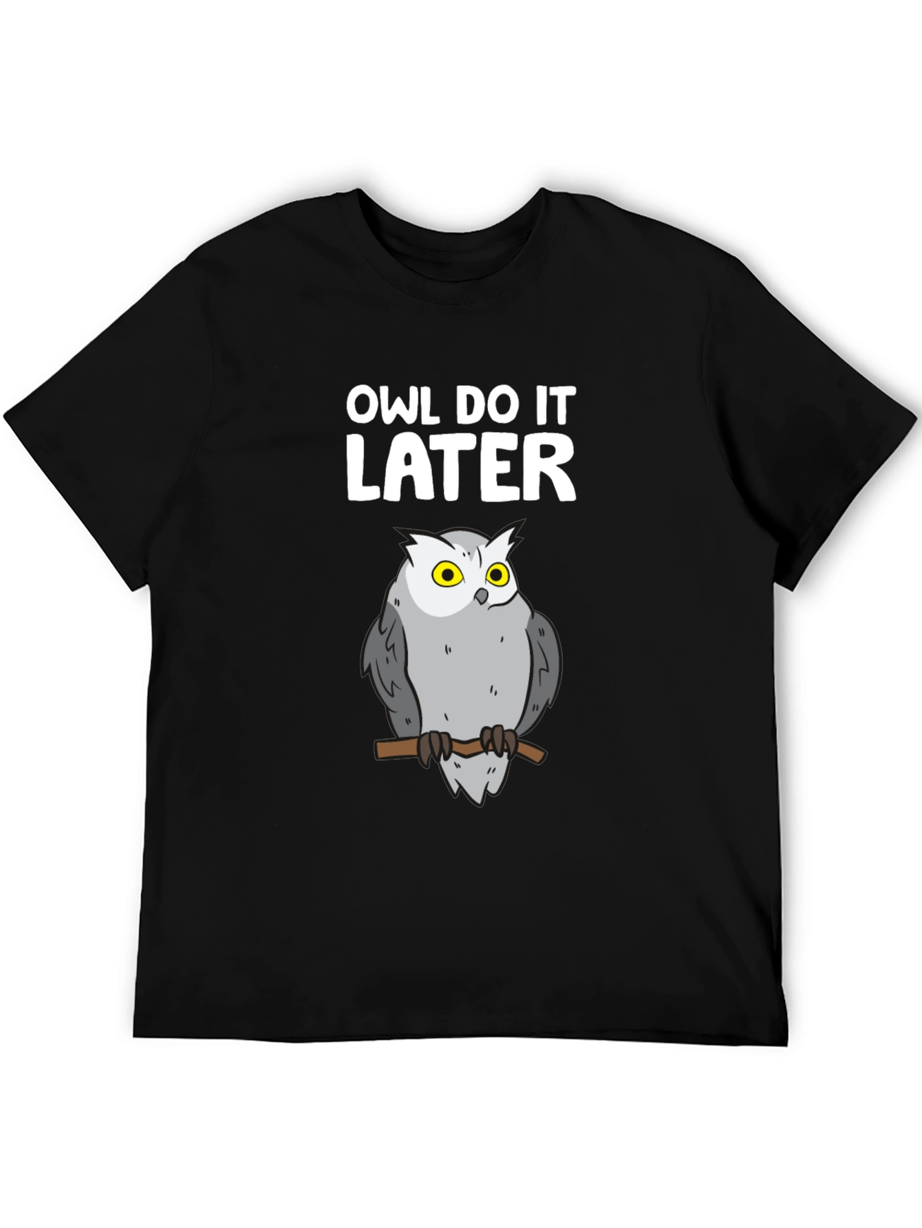 Owl Do It Later Graphic Tee