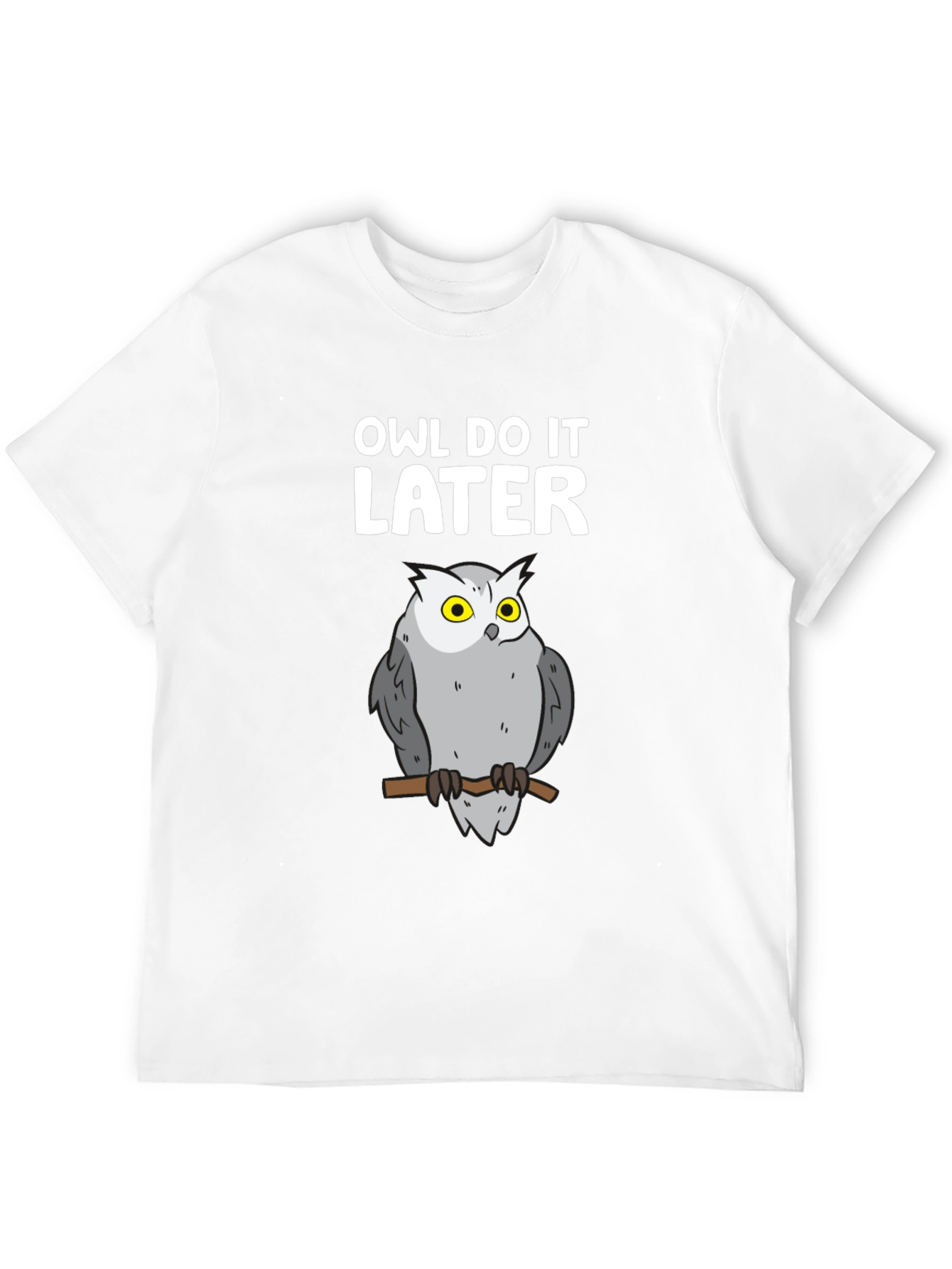 Owl Do It Later Graphic Tee
