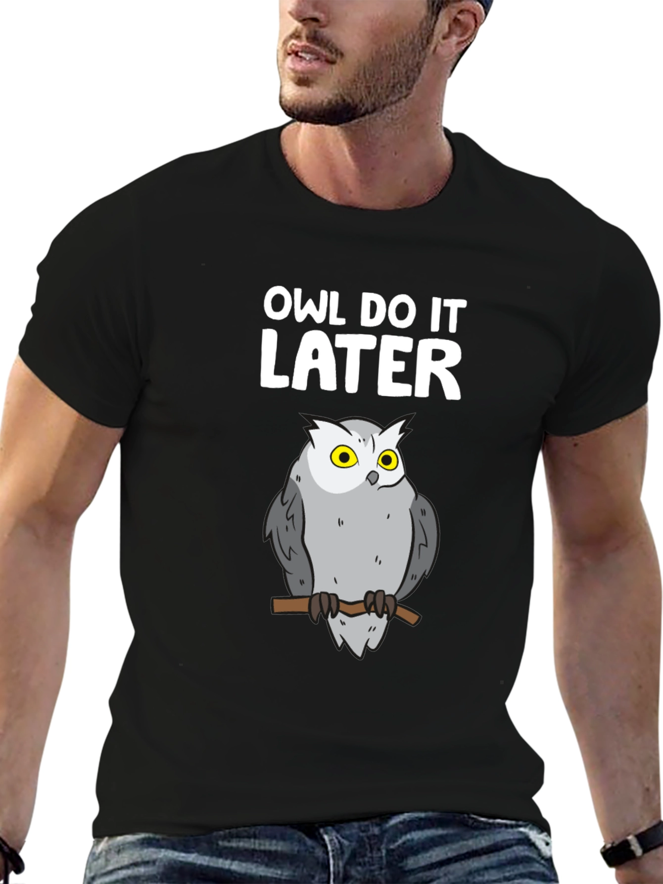 Owl Do It Later Graphic Tee