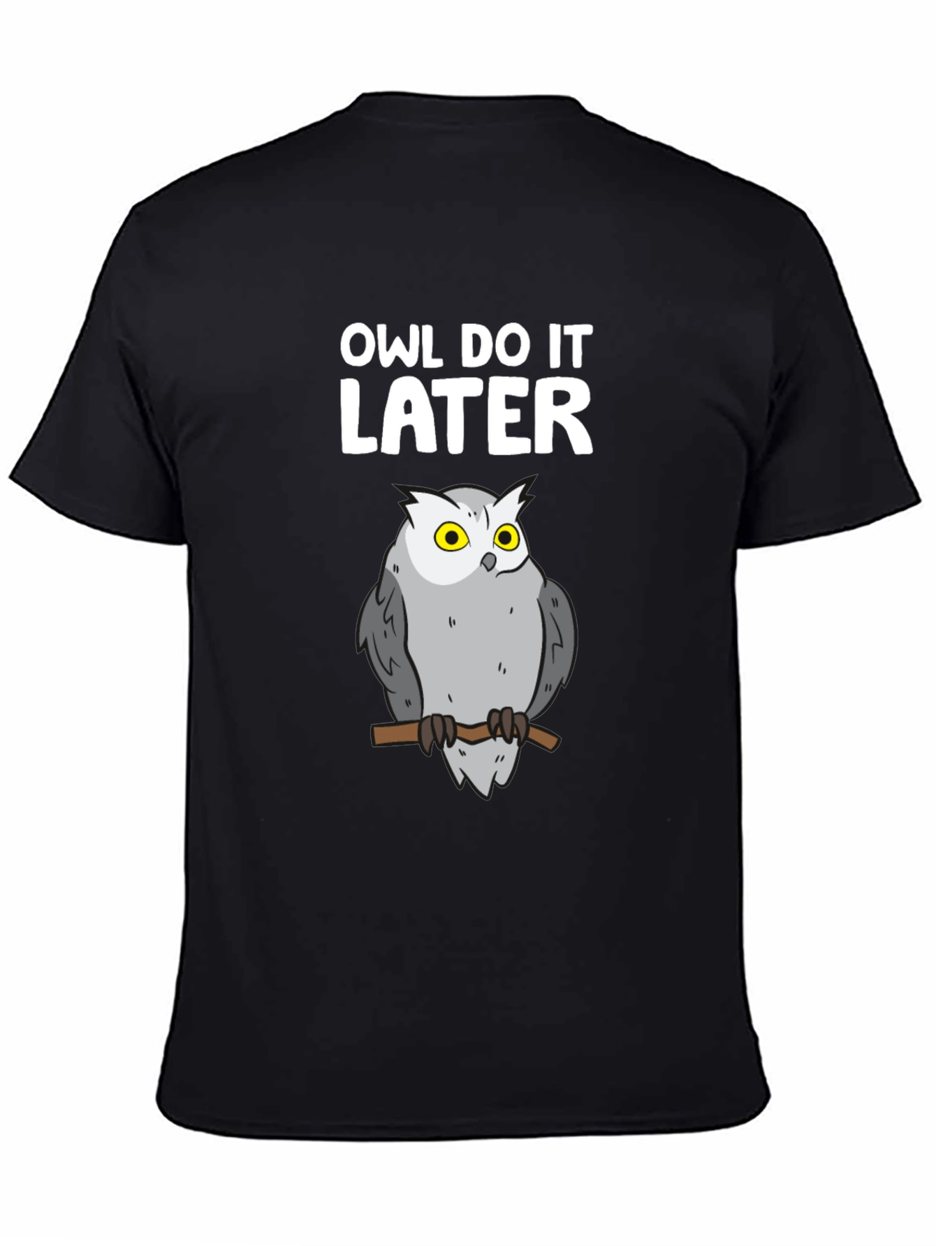 Owl Do It Later Graphic Tee