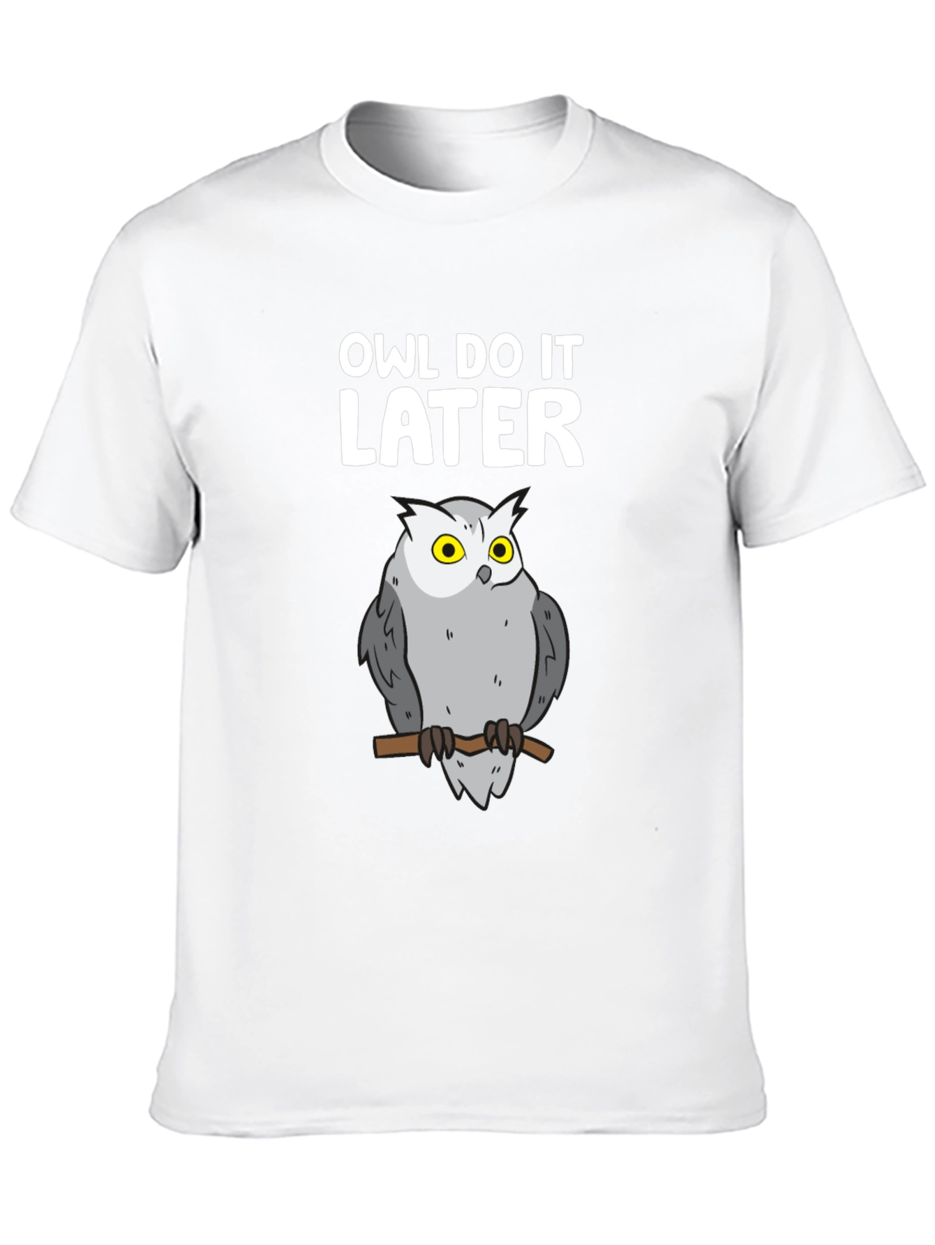 Owl Do It Later Graphic Tee