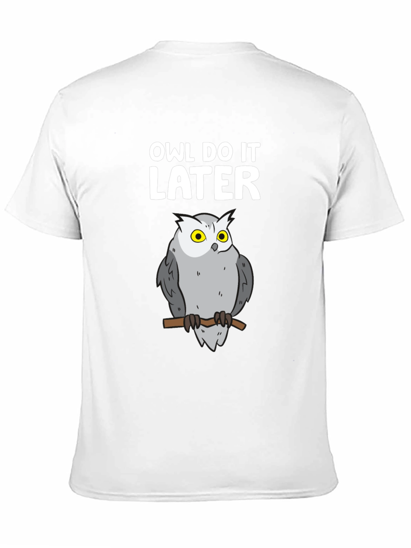 Owl Do It Later Graphic Tee