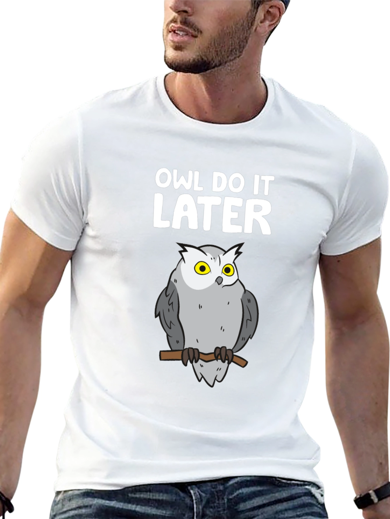 Owl Do It Later Graphic Tee