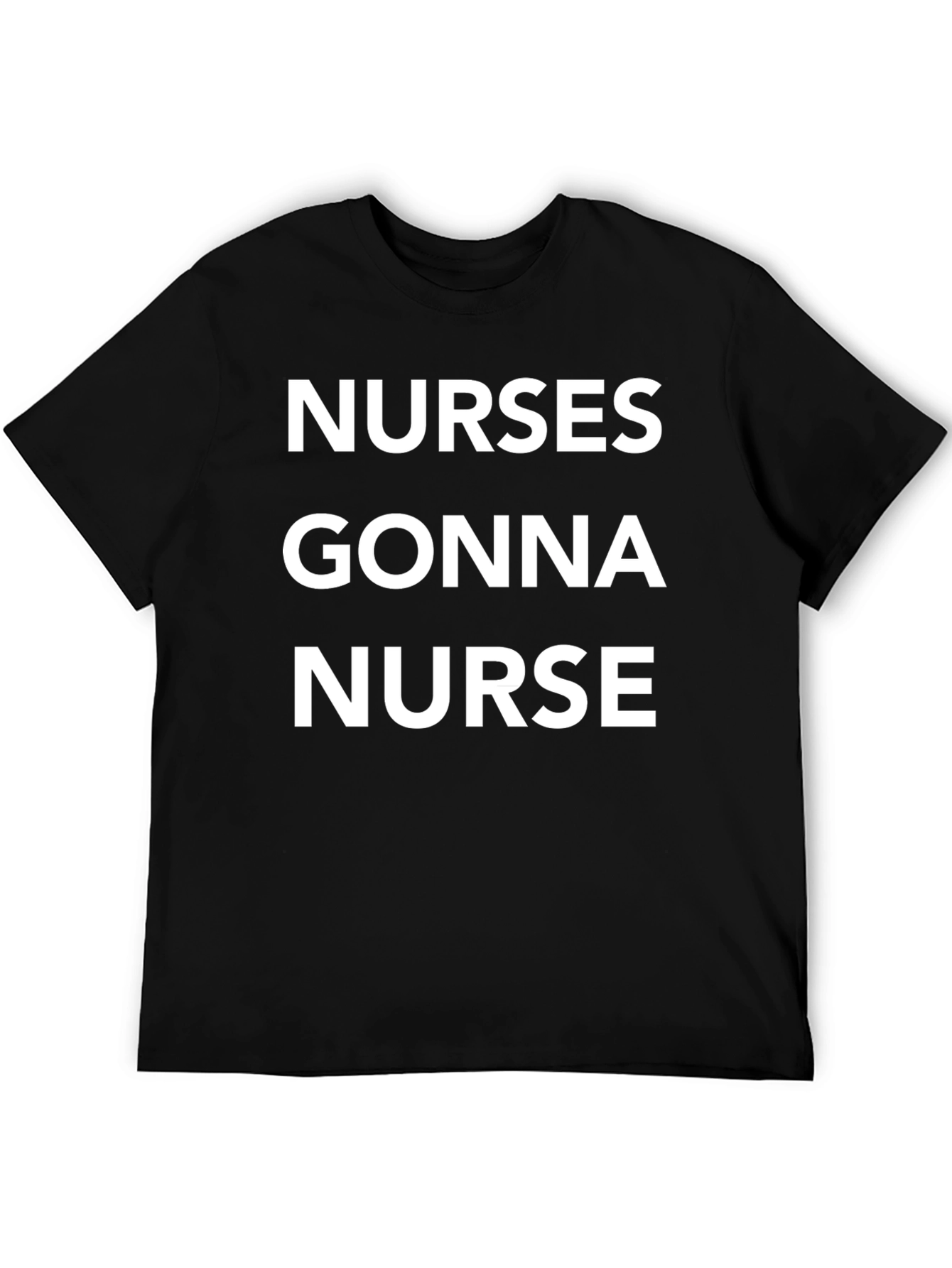 Nurses Gonna Nurse Graphic Tee - Black
