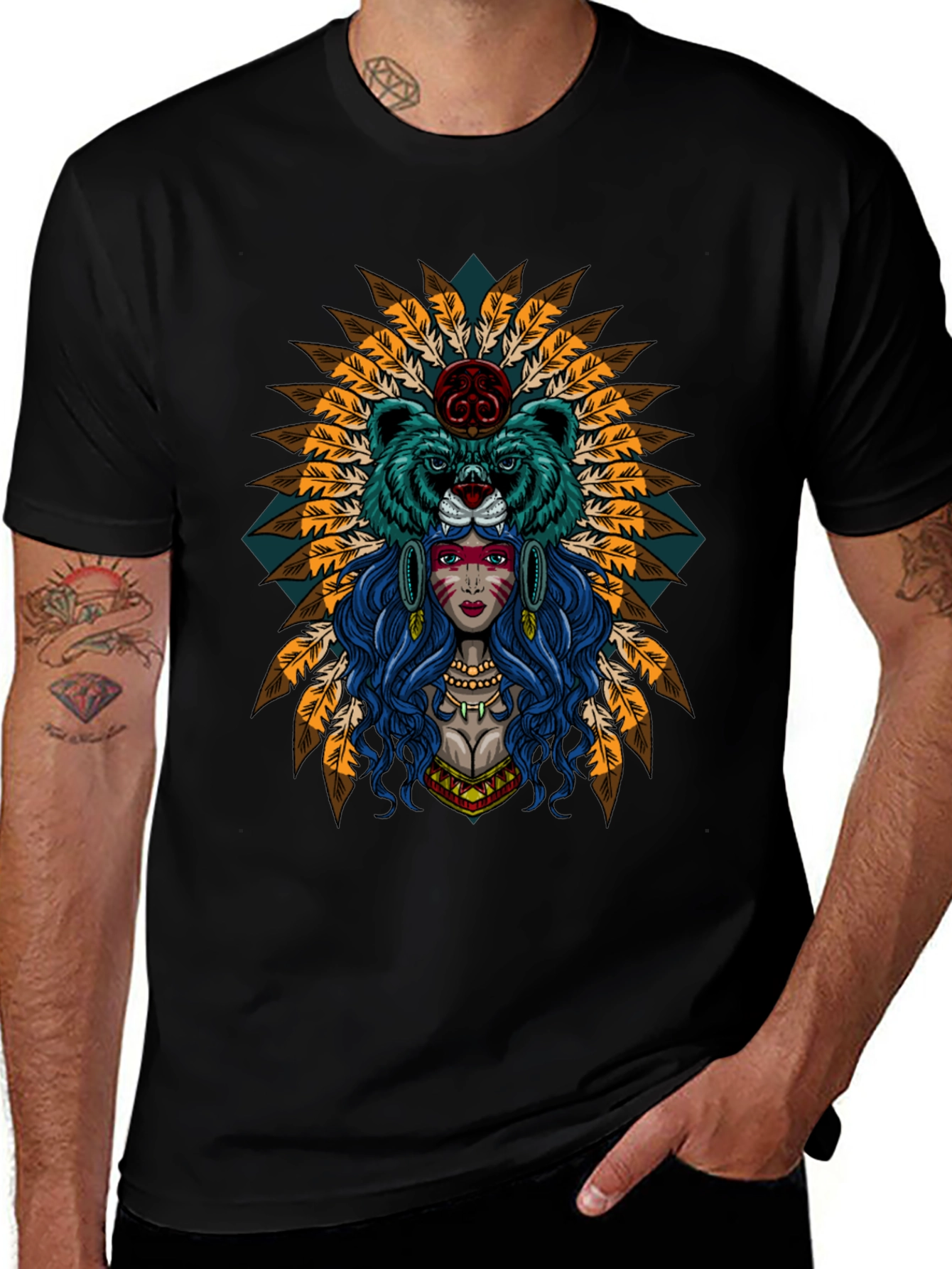 Native American Bear Spirit T-Shirt