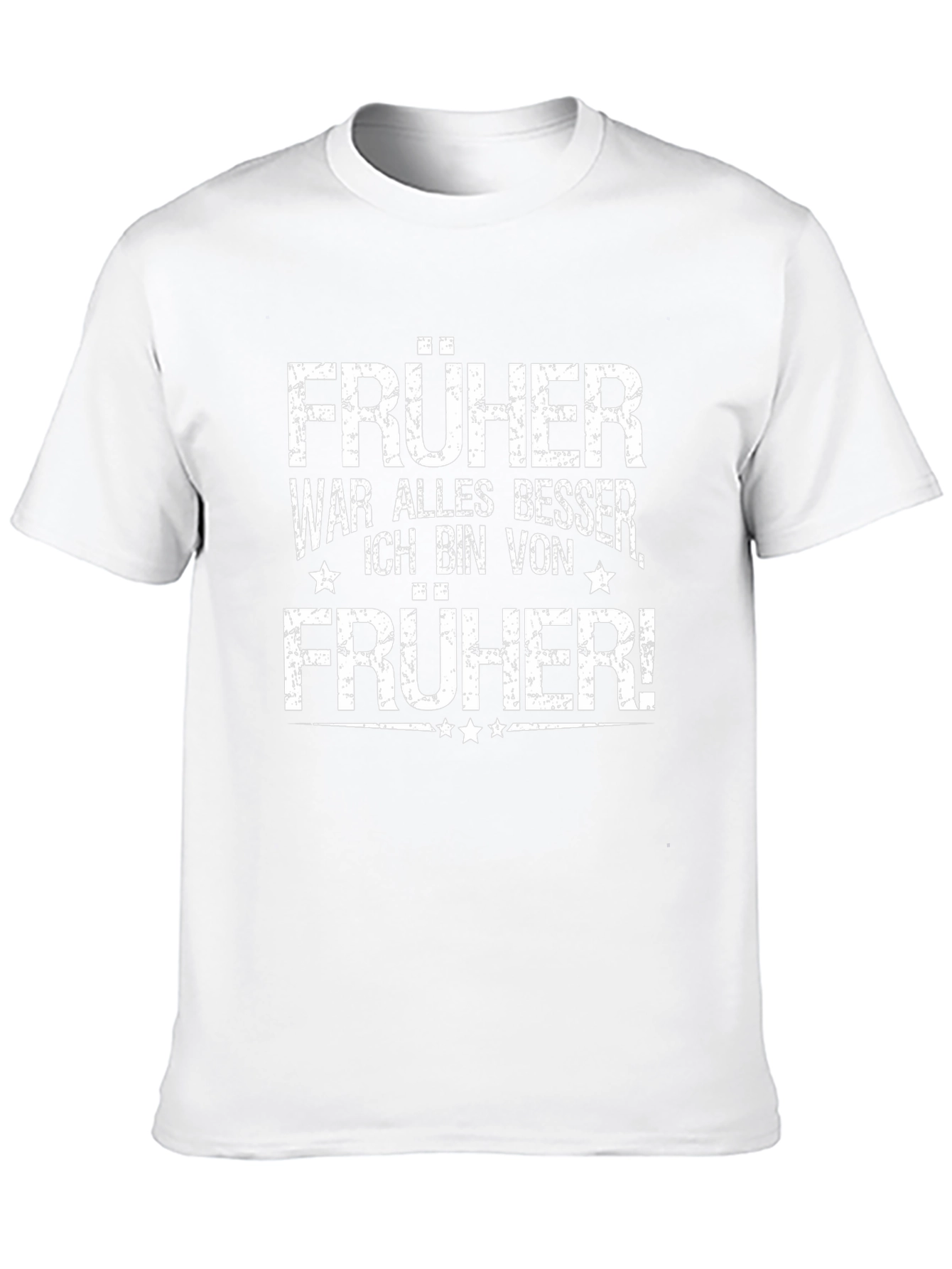 Retro Früher Slogan Black T-Shirt