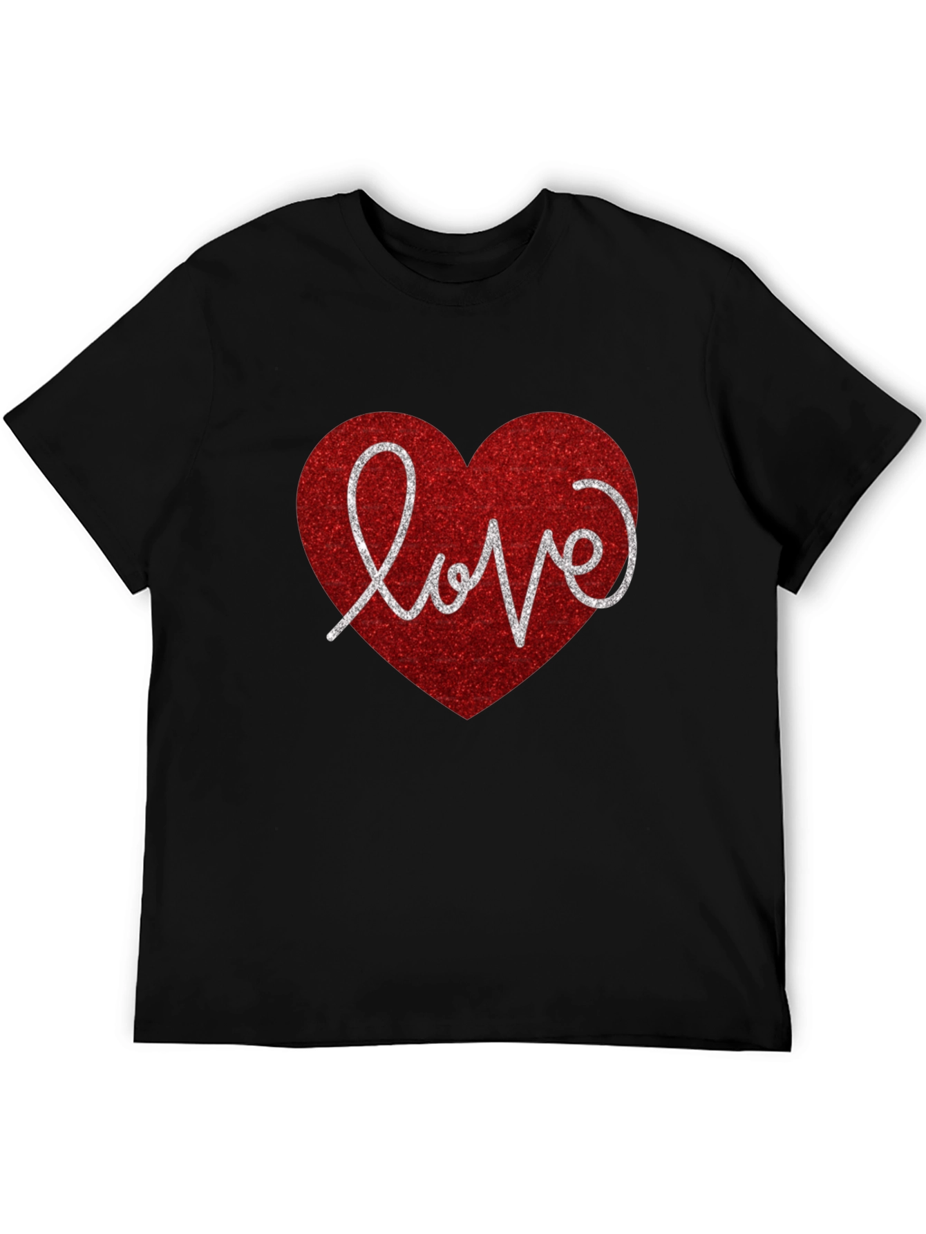 Heart Love Valentines Day Graphic T-Shirt