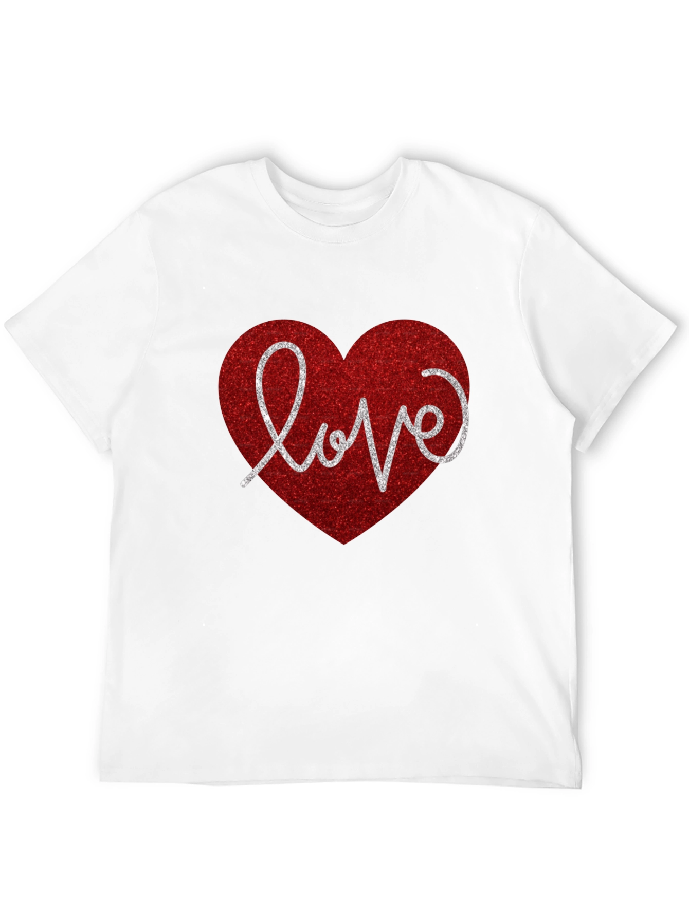 Heart Love Valentines Day Graphic T-Shirt