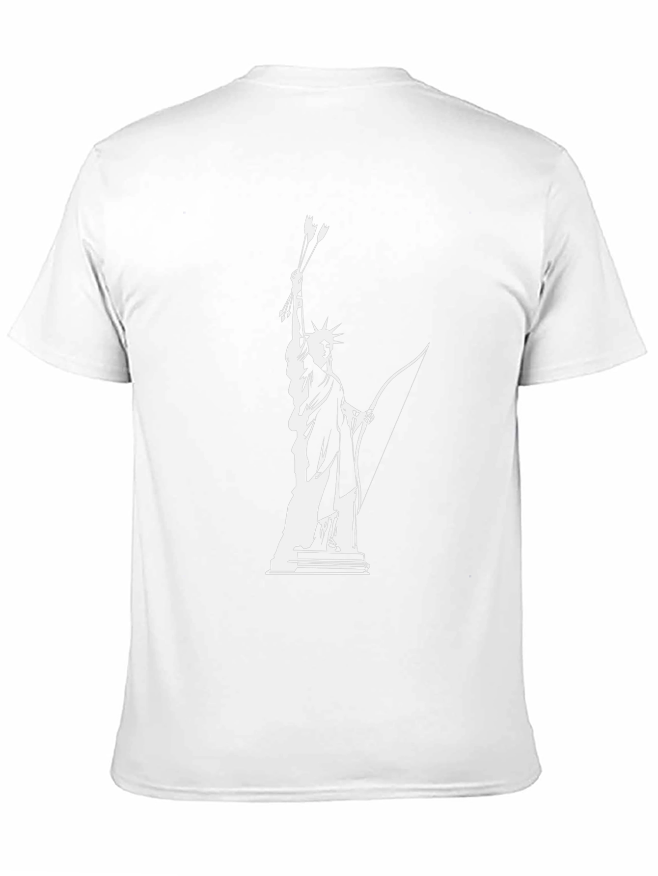 Statue of Liberty Archer Graphic Tee - Black