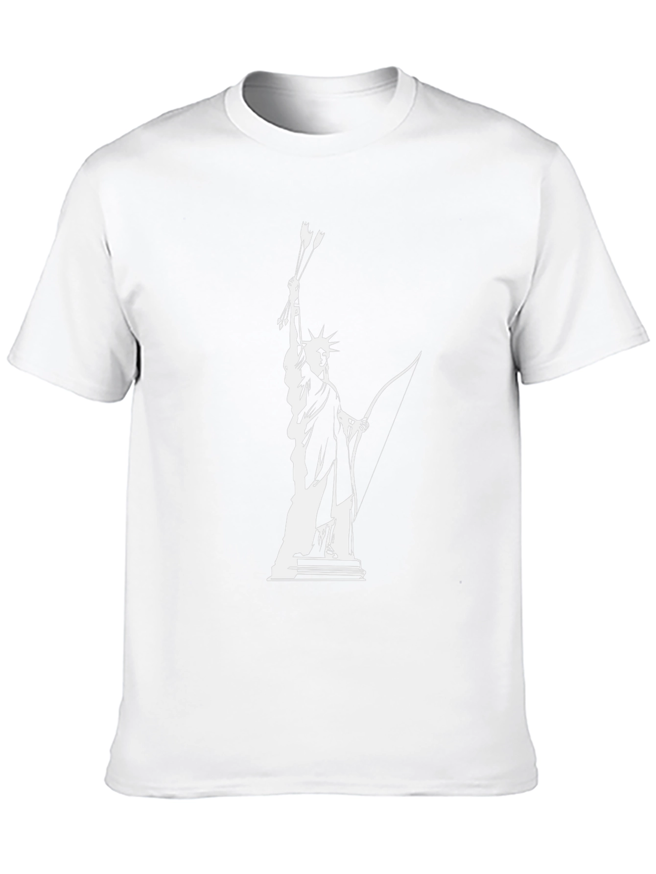 Statue of Liberty Archer Graphic Tee - Black