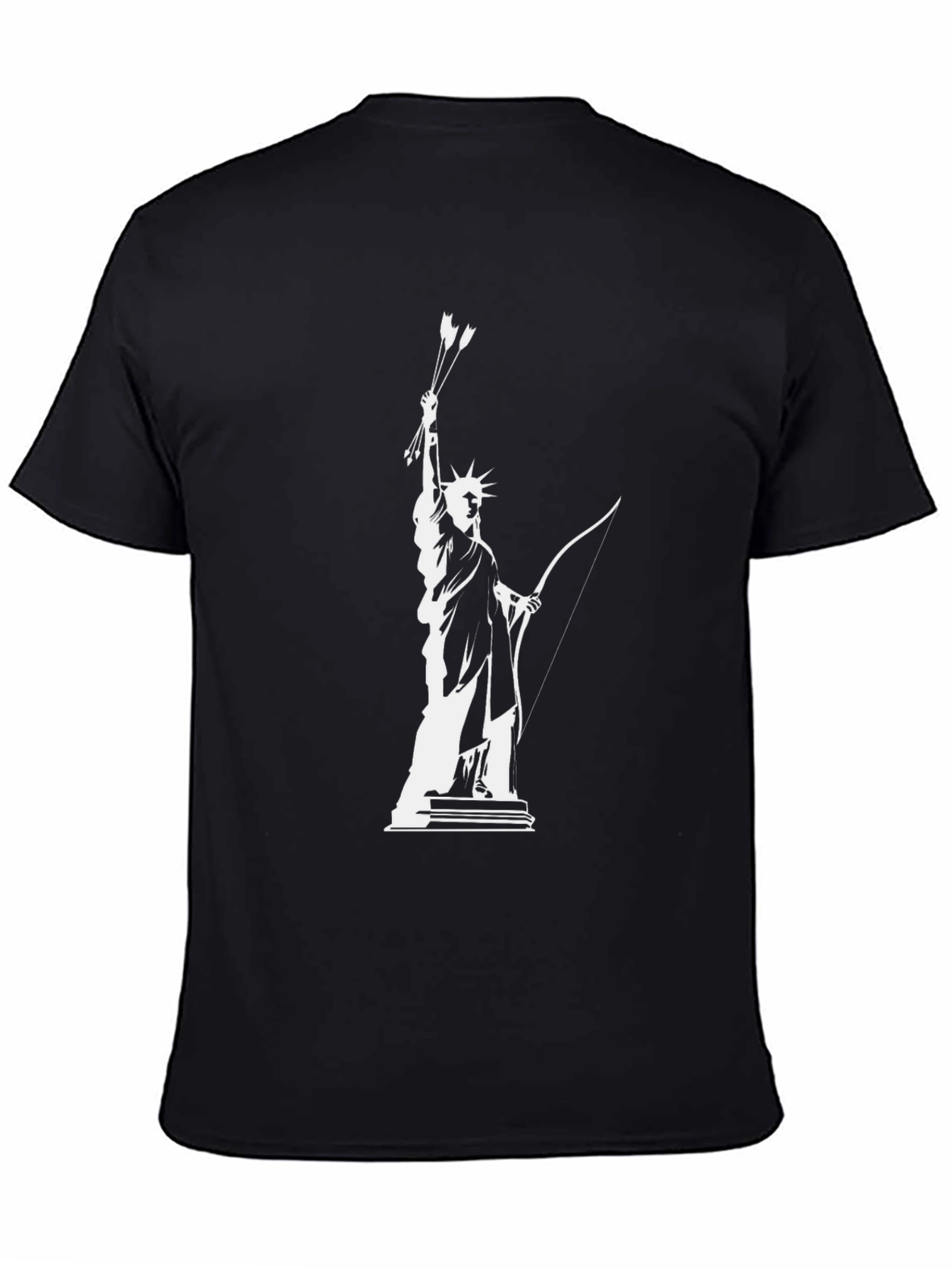 Statue of Liberty Archer Graphic Tee - Black