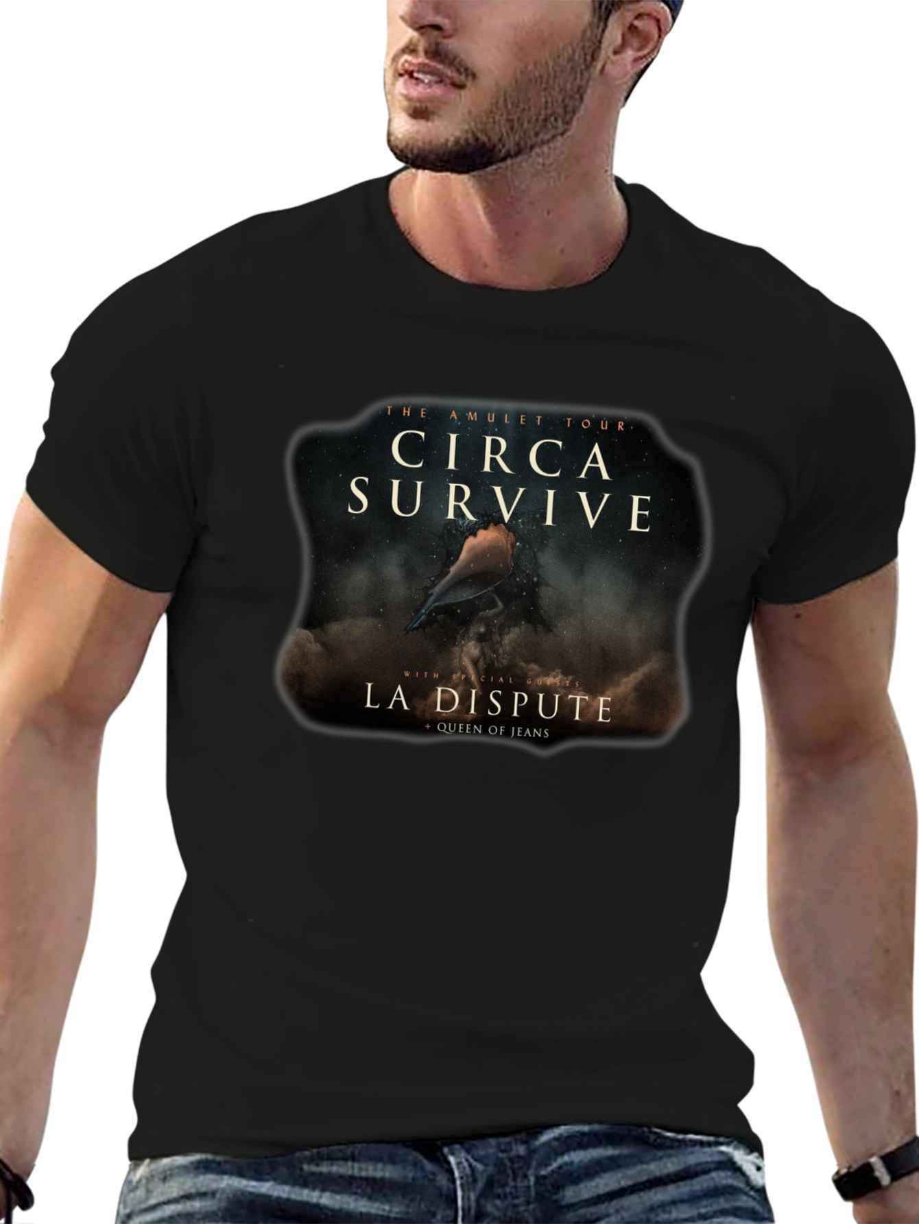 Circa Survive Amulet Tour Black T-Shirt