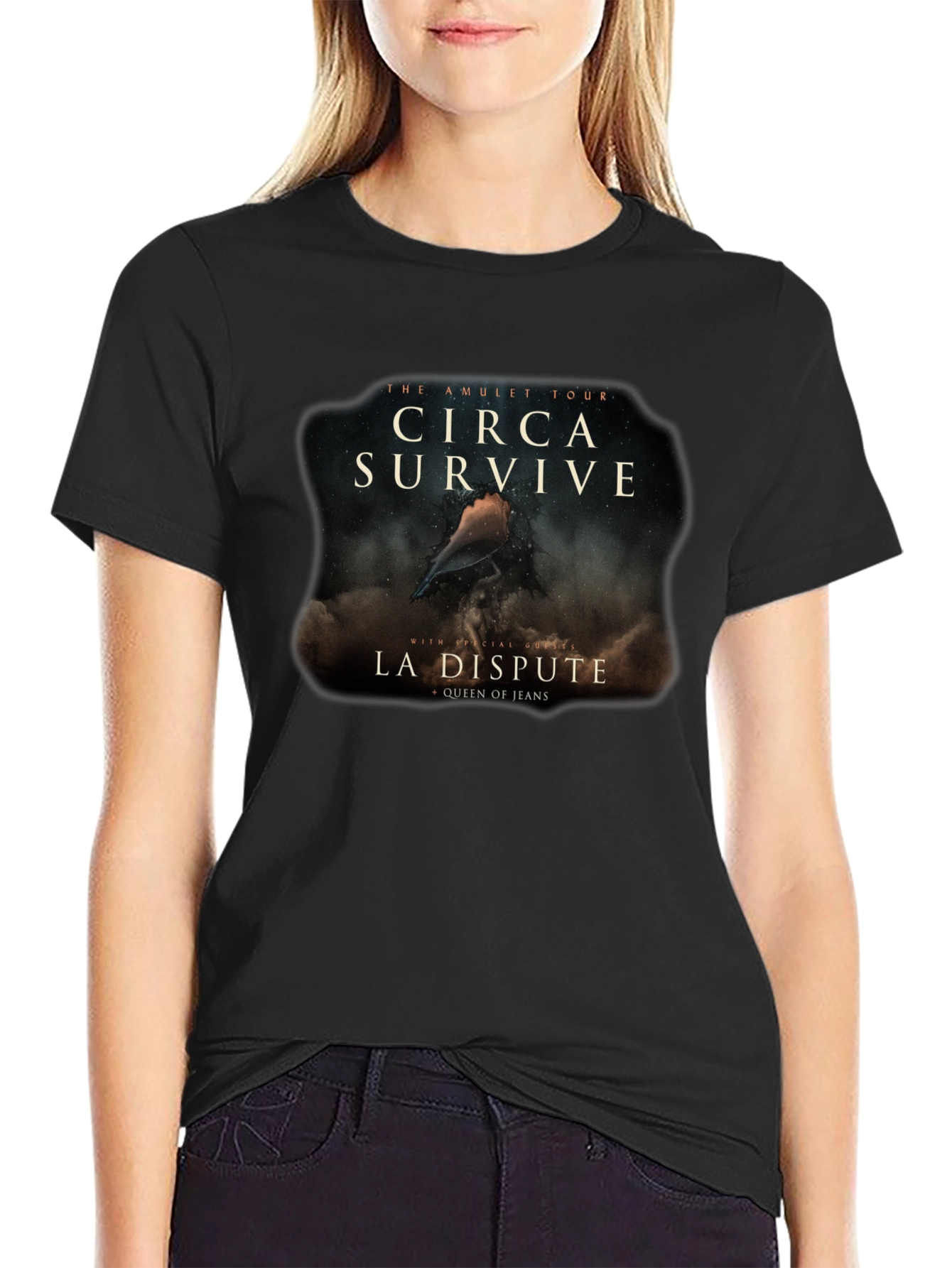 Circa Survive Amulet Tour Black T-Shirt