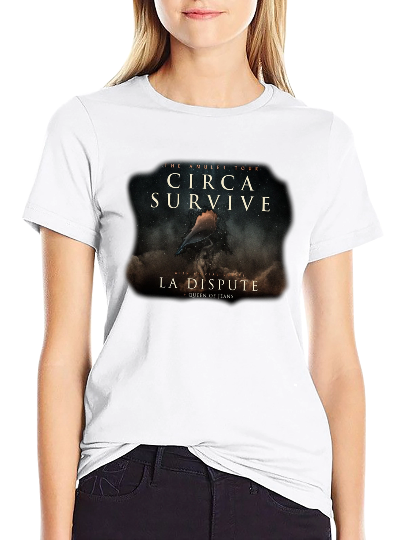 Circa Survive Amulet Tour Black T-Shirt